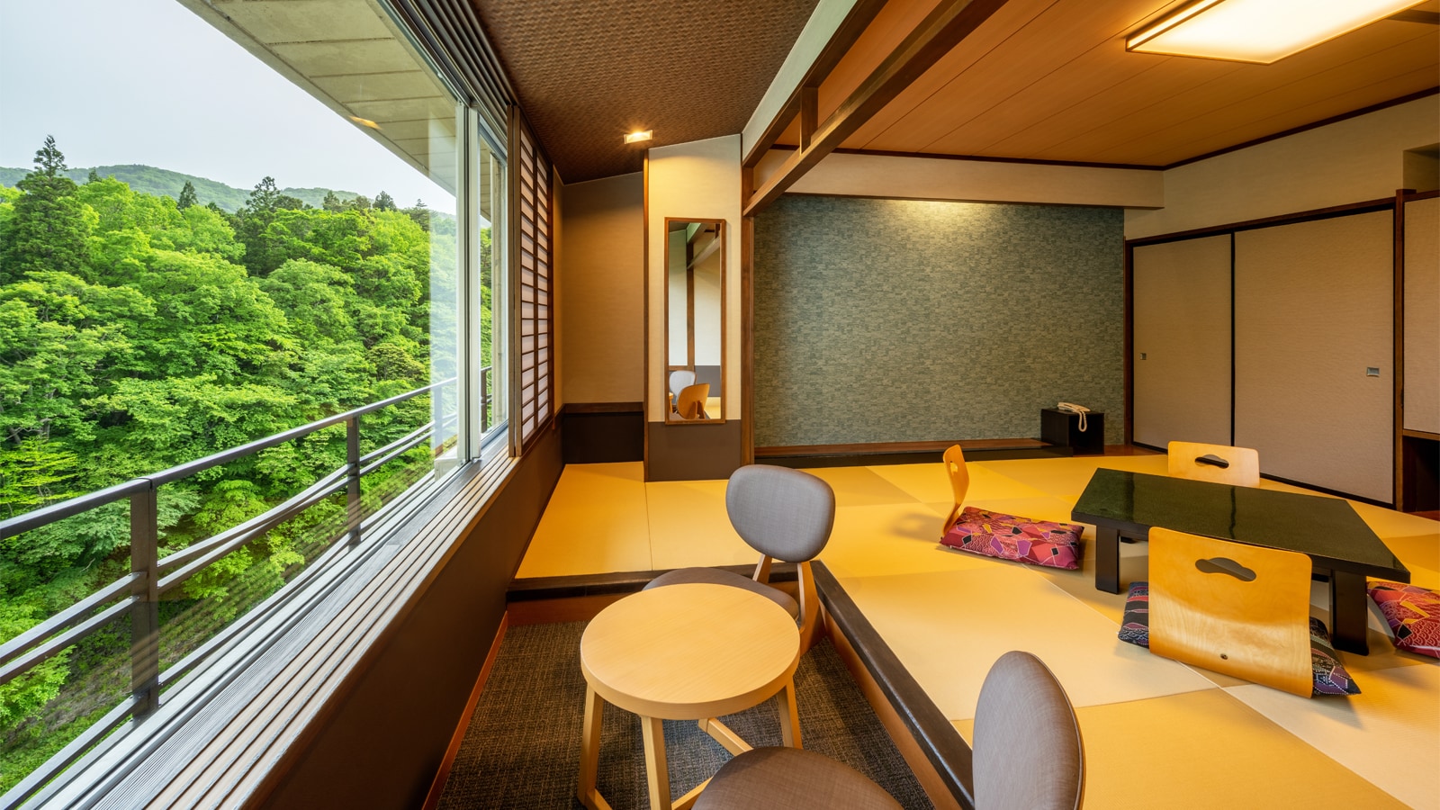 Arus pegunungan Kamar bergaya Jepang 10 tikar tatami (Nanzankan)