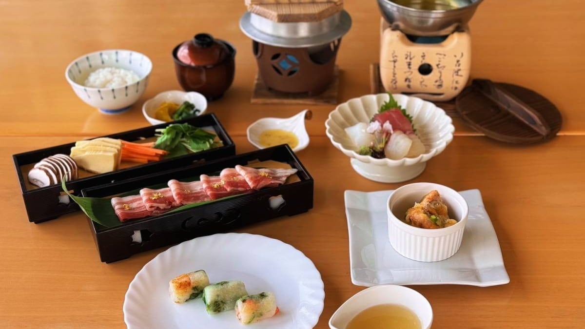 April to July 2024 Japanese set menu - Example dishes