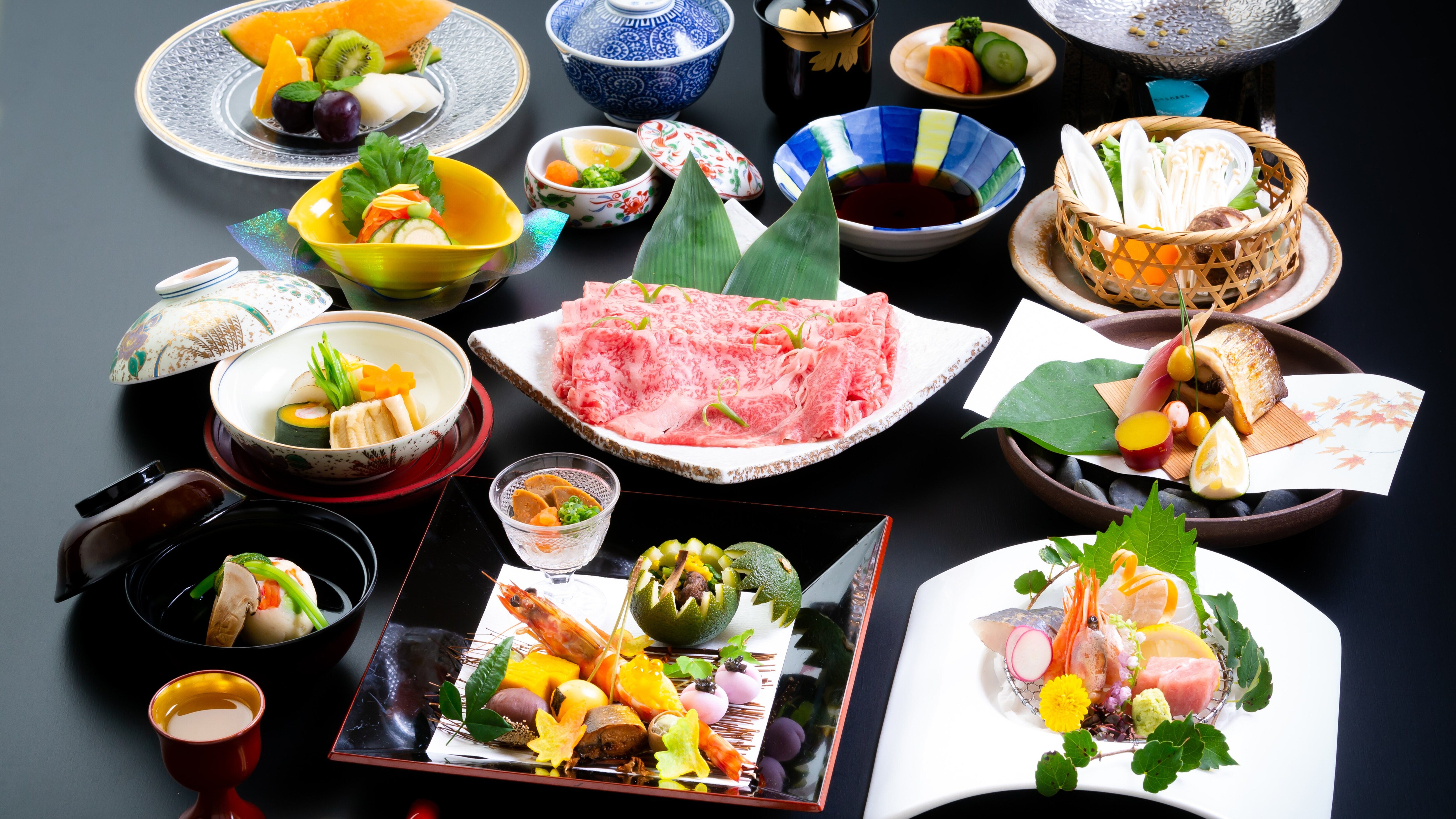 An example of kaiseki cuisine
