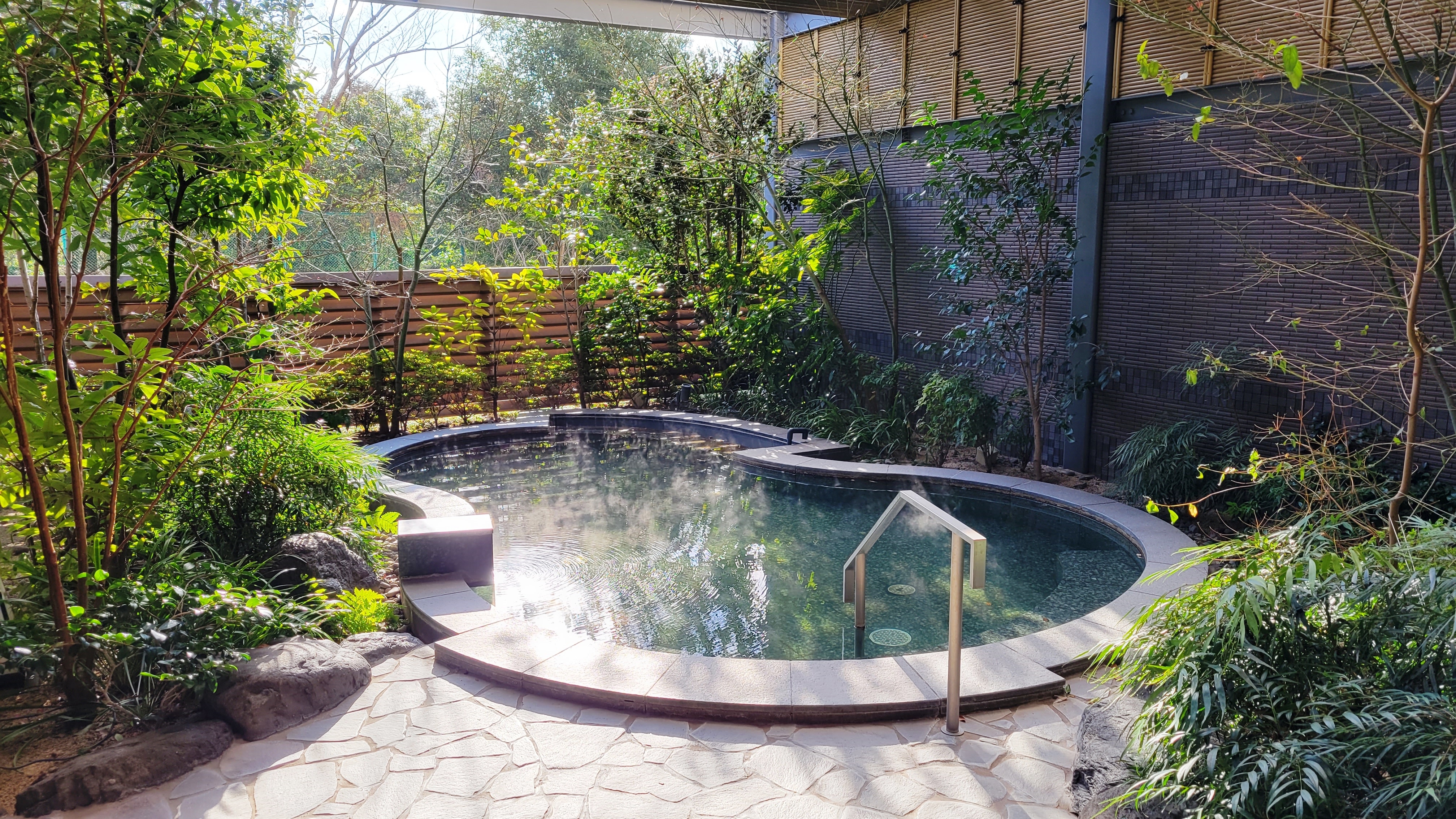 [Morning] Open-air bath image