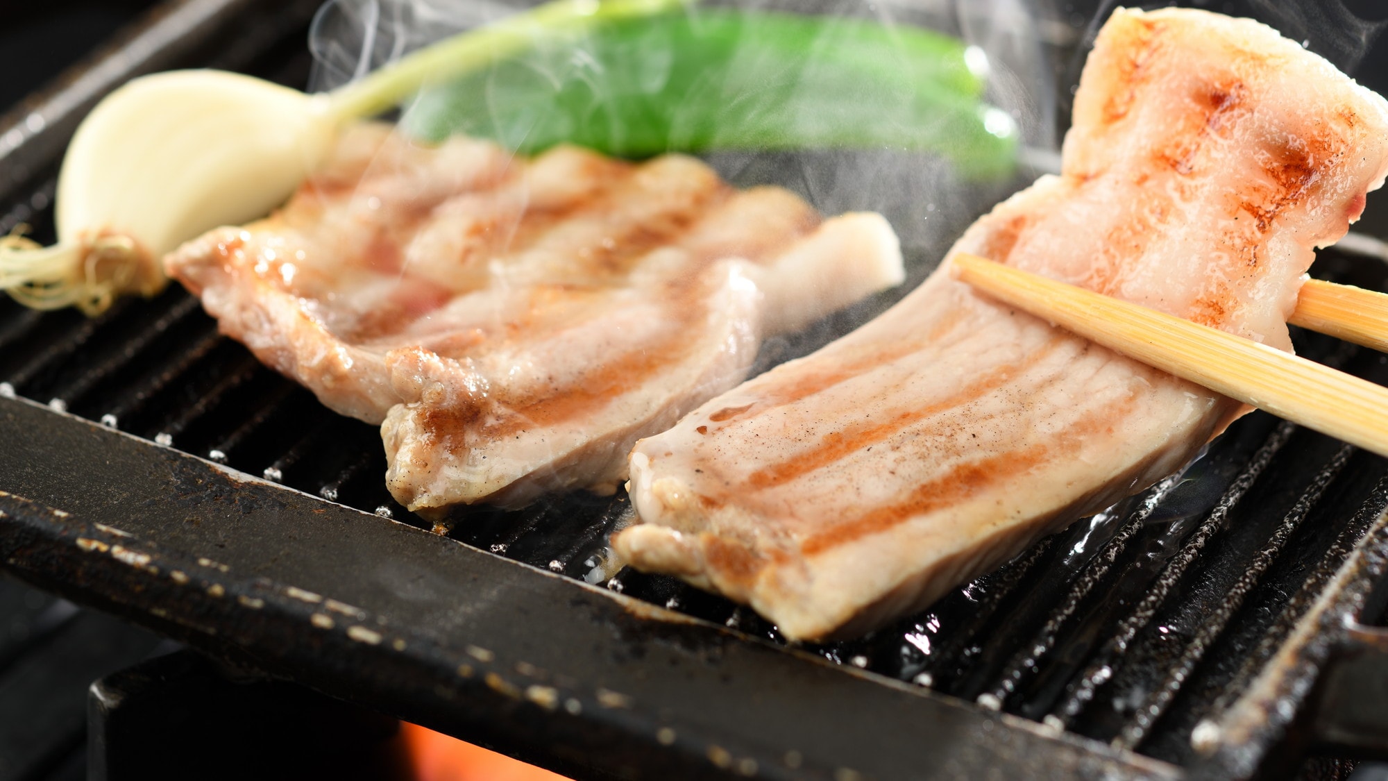 烤福島牌豬肉品嚐套餐（夏季懷石料理套餐：三種福島牌豬肉）（2026年6月至10月）