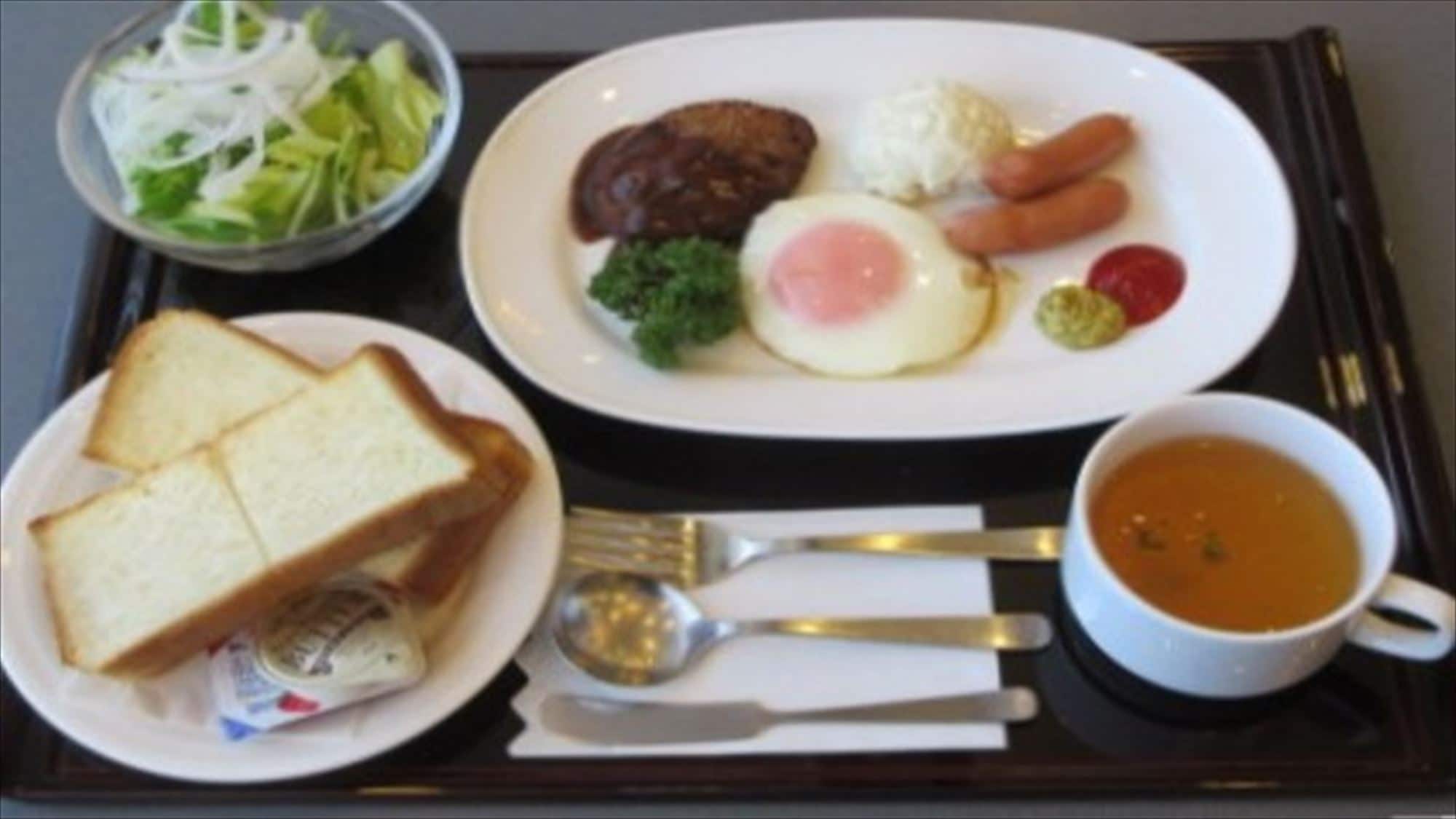 早餐：西式麵包套餐