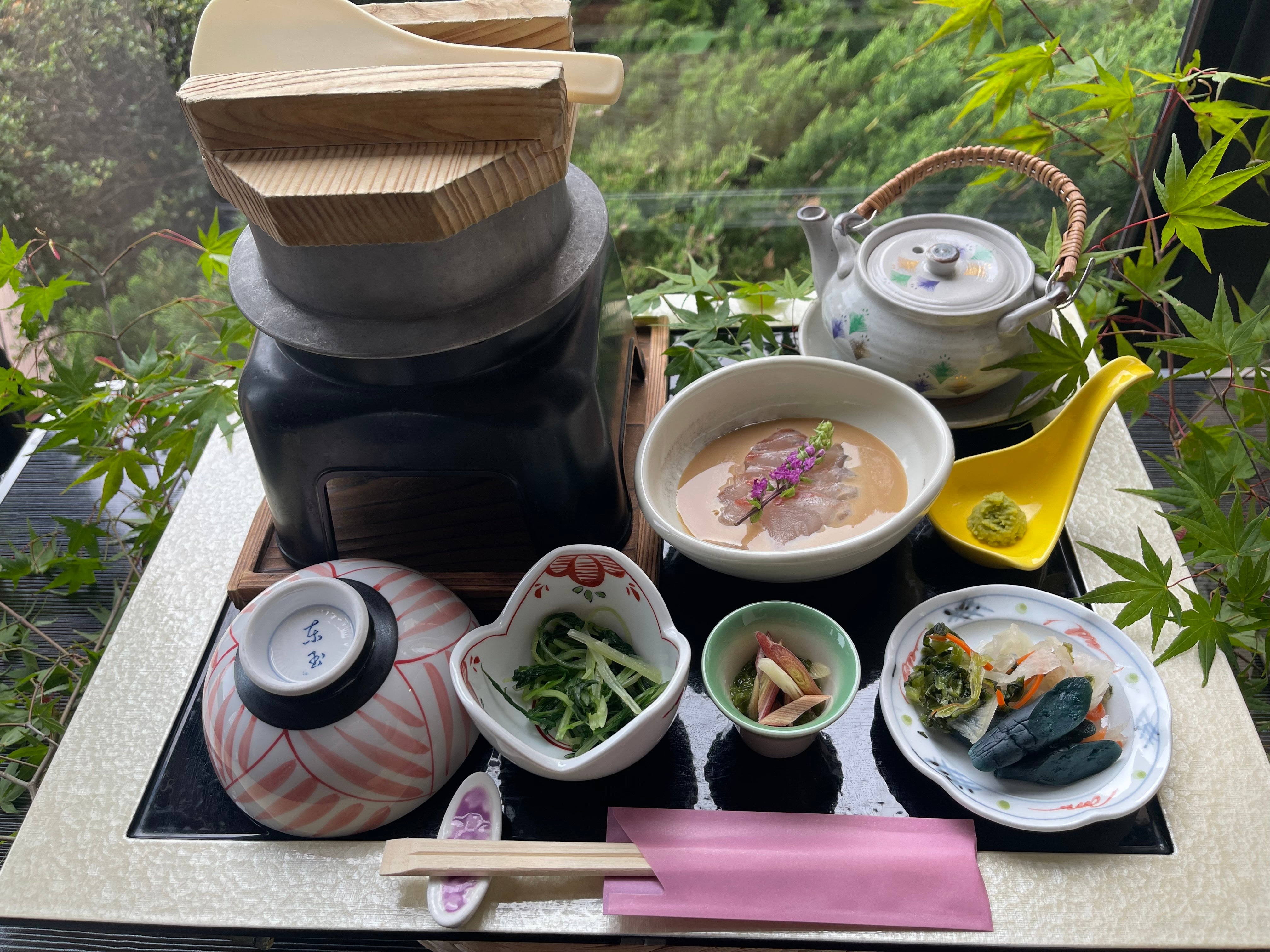 早餐吃鯛魚茶泡飯♪
