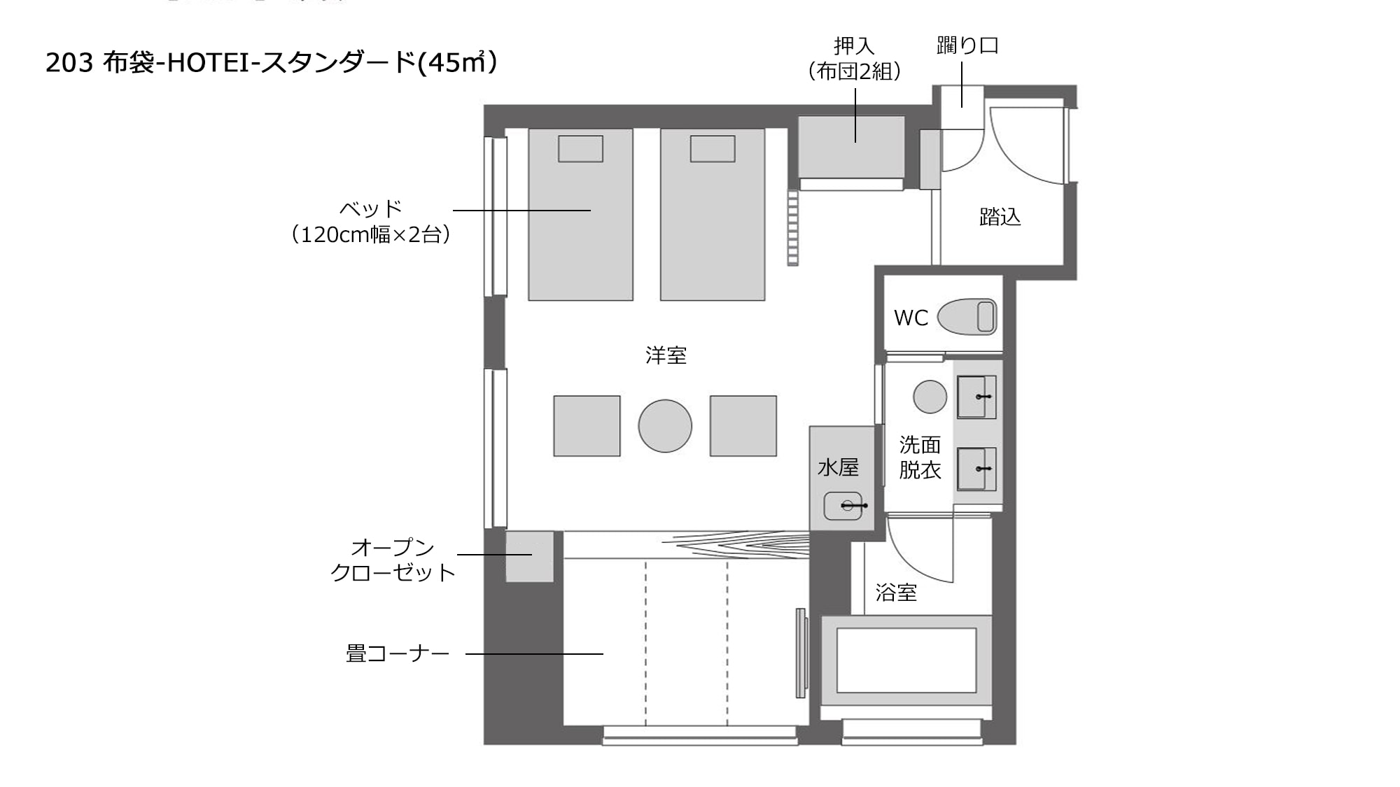 [203 布袋] 樓層平面圖