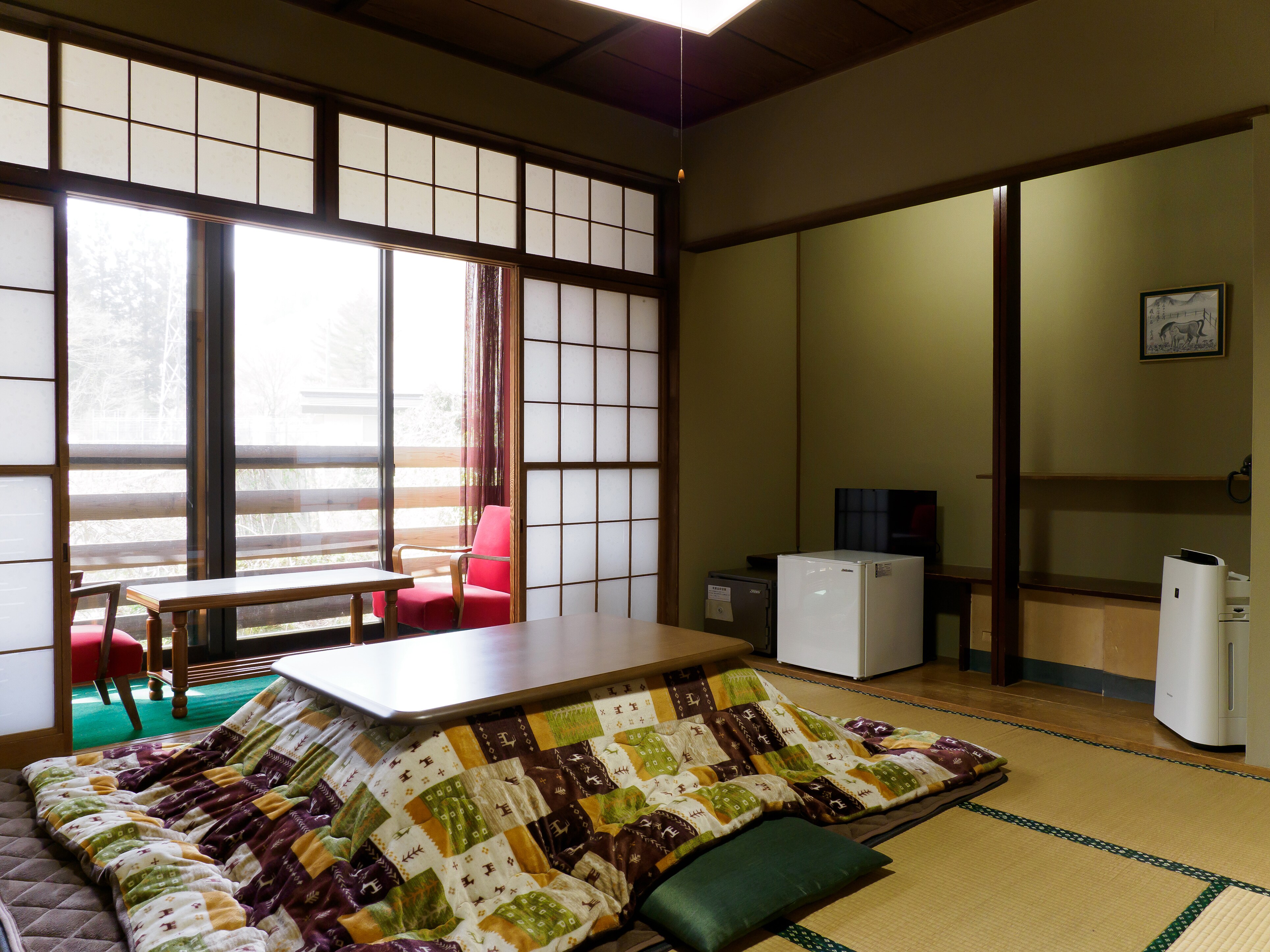 Main building guest rooms