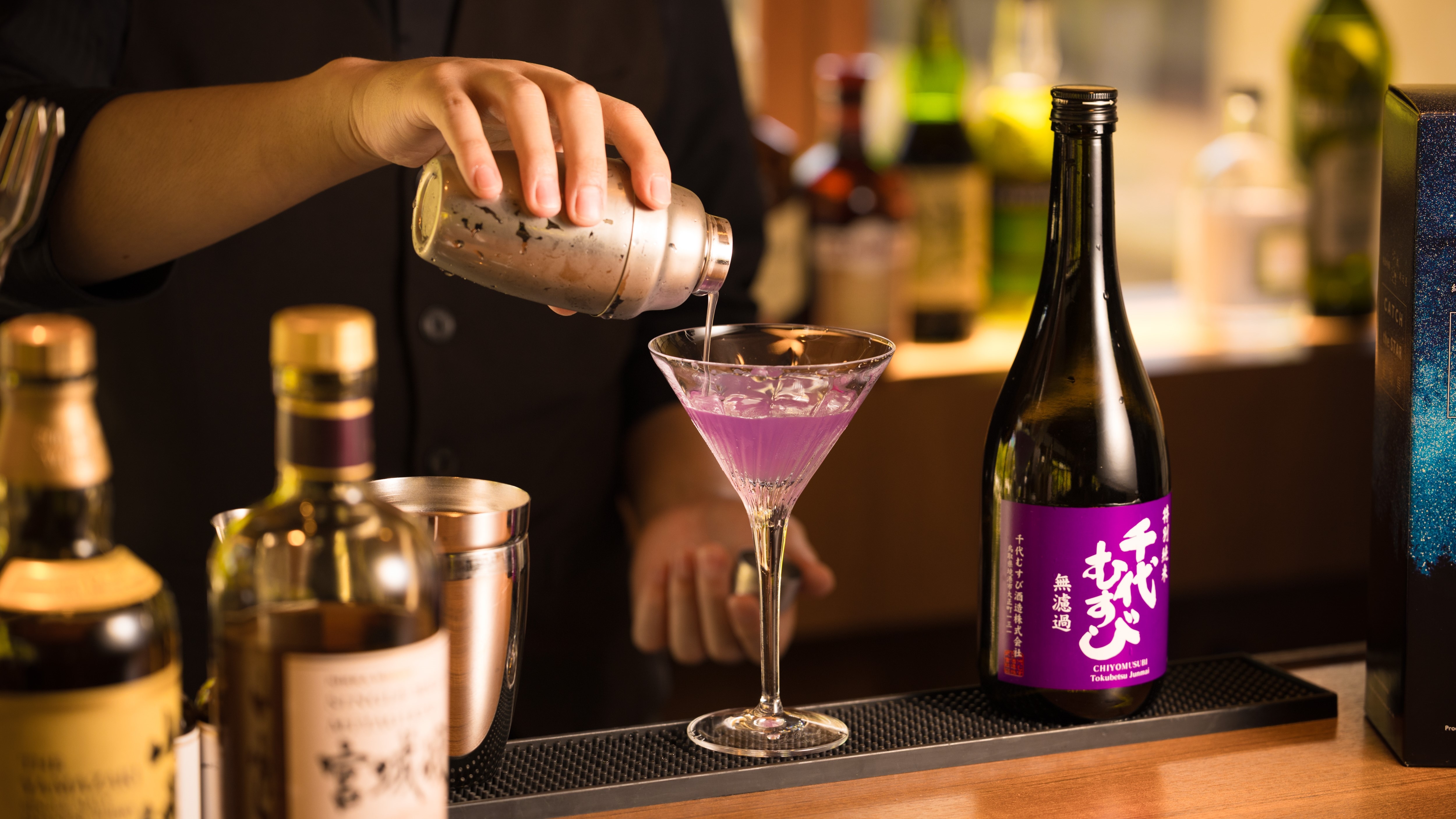 【清酒雞尾 酒】您最愛的本地清酒變身雞尾酒。 *圖片僅供參考。
