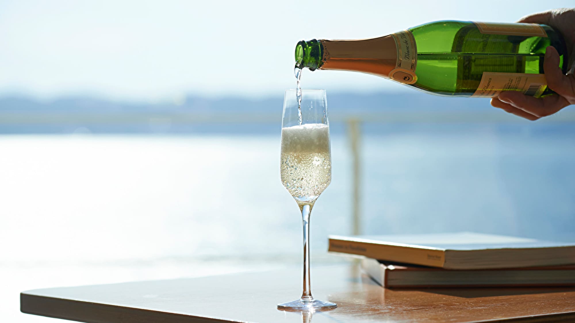 All rooms have ocean views.