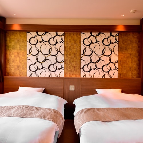 * [Newly established in April 2019, Annex_Japanese and Western special room] Bedroom with Kinsen open-air bath