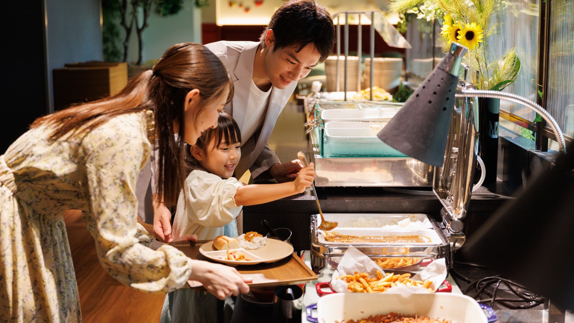 Hình ảnh buffet Nhật Bản, phương Tây và Trung Quốc