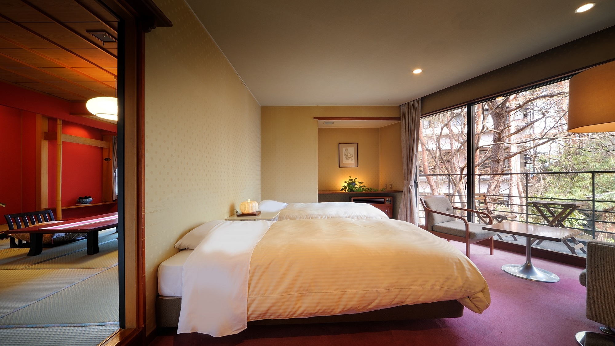 An example of a "Japanese-Western style room" *As this is left to the hotel, you cannot choose.