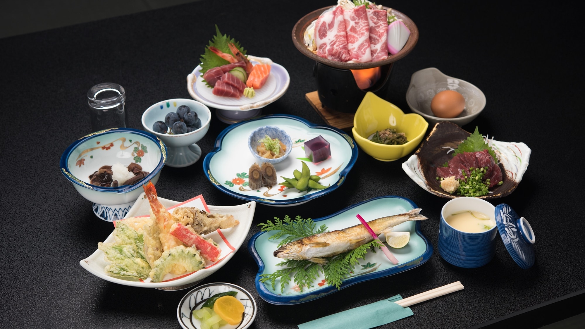*[Dinner example/Main building] We will prepare a Japanese banquet meal using seasonal ingredients according to the season and what is available on hand.