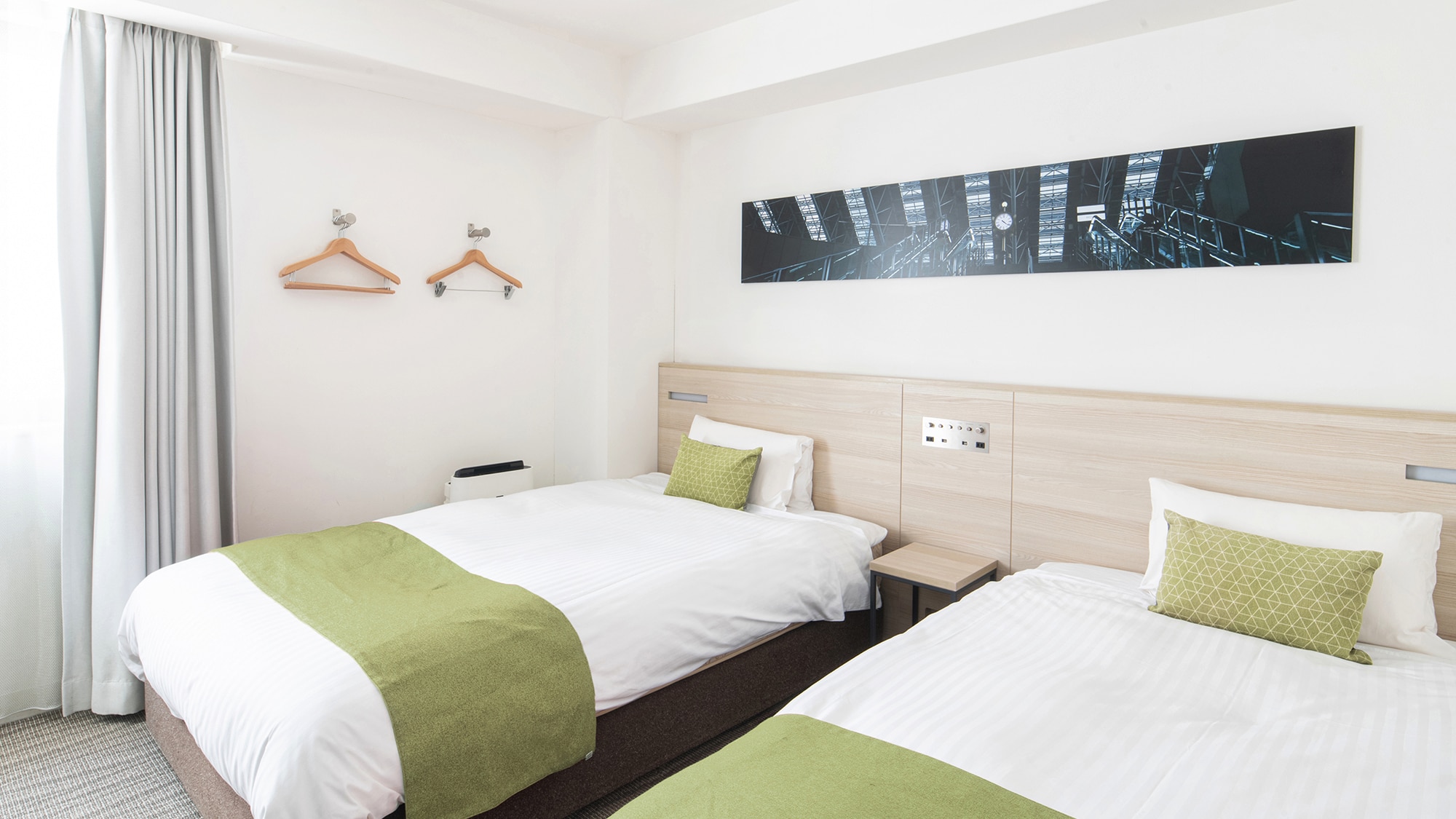 [Twin room] Two 120cm wide beds