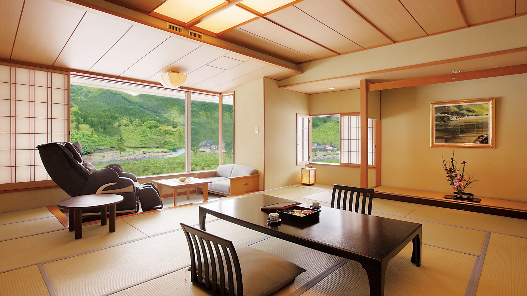 ◇ [Japanese-style room + massage chair] Popular Japanese-style room (non-smoking) 46 square meters