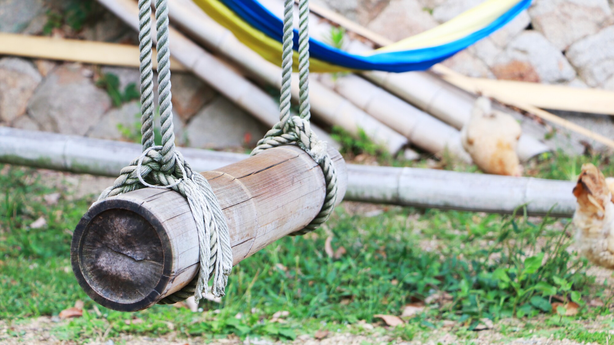 A handmade swing that children will love