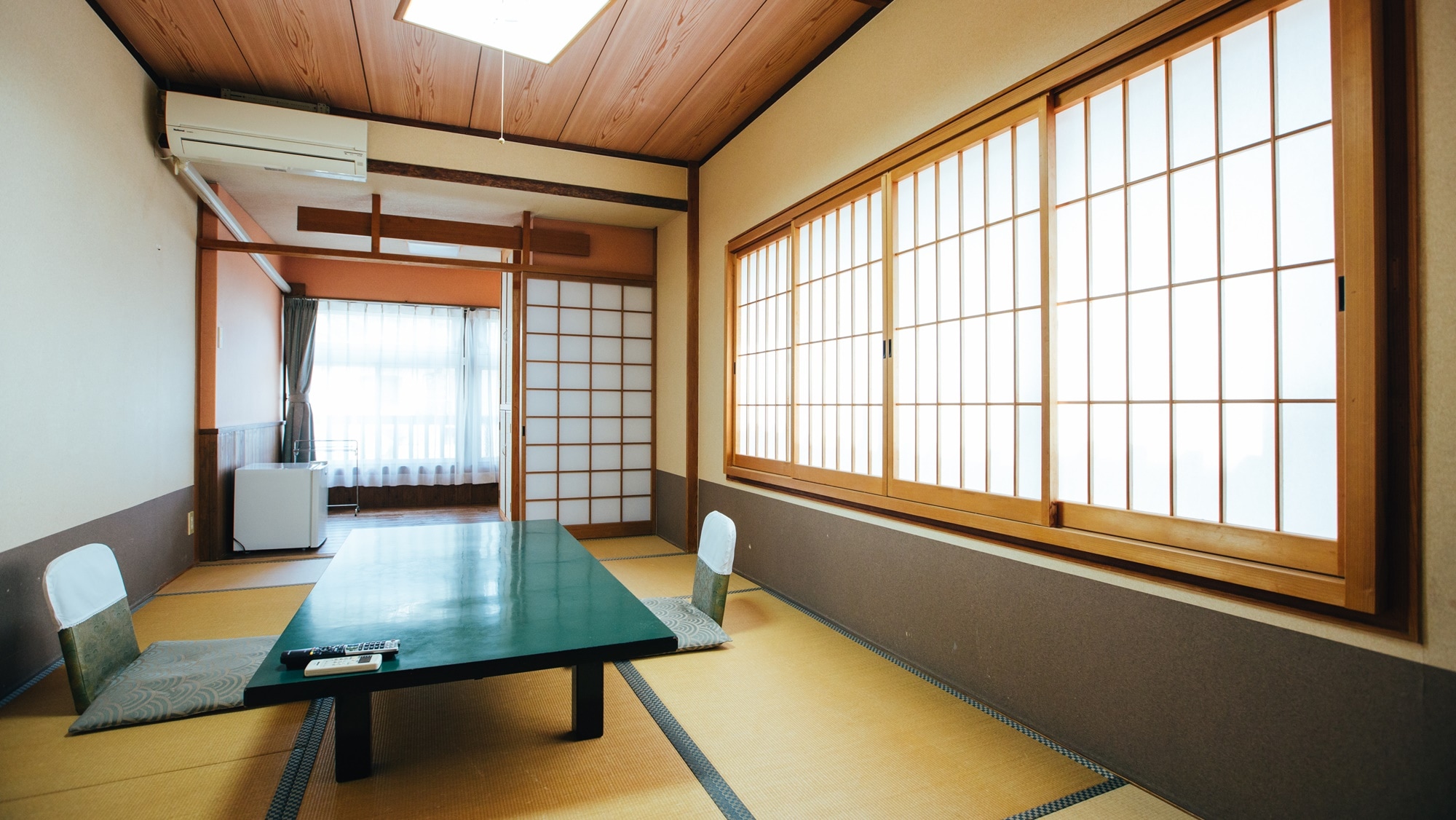 The guest room is a Japanese-style room