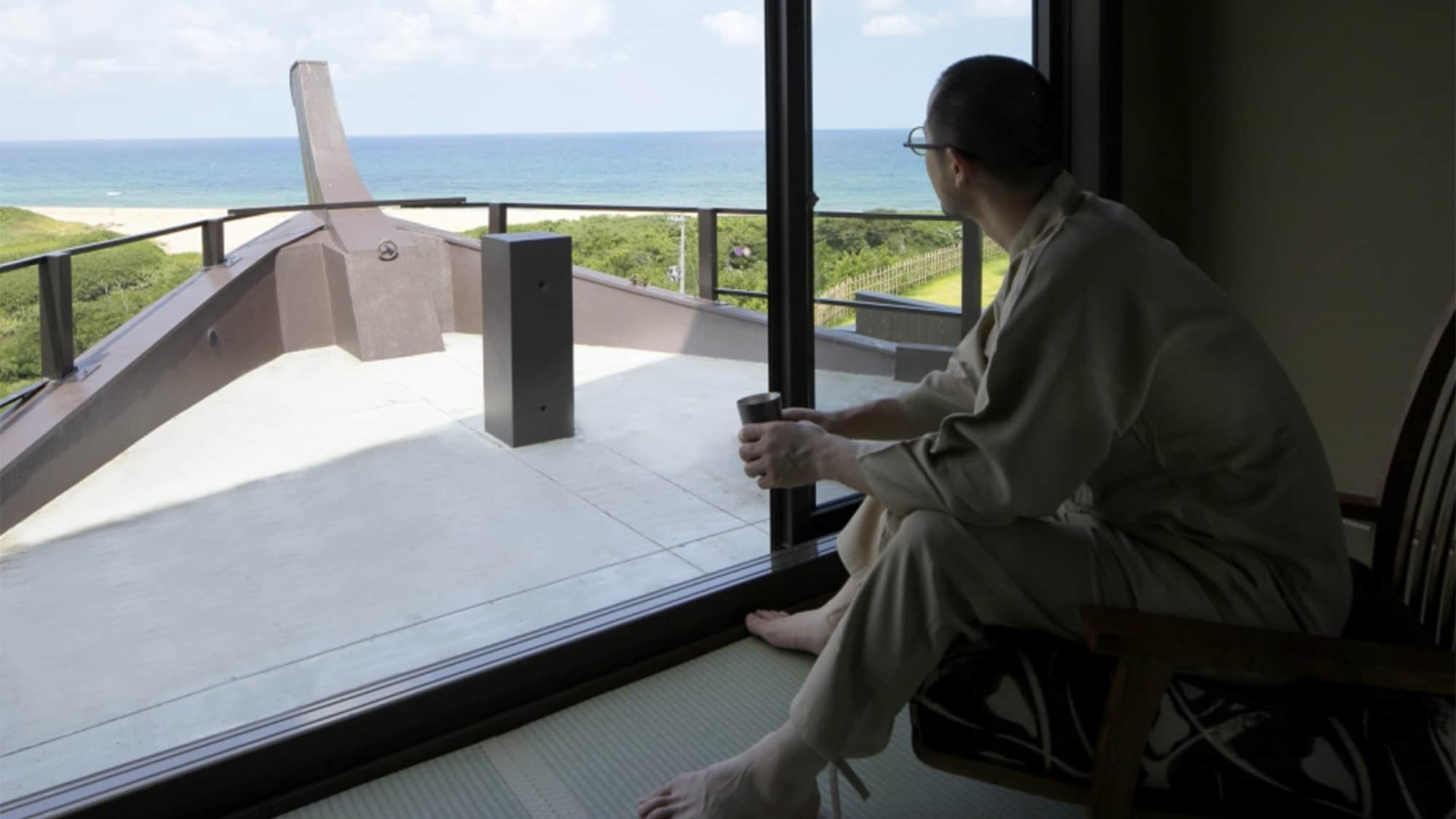 [Guest Room] Bow Japanese-style room - Deck attached - Oceanfront fore cabin - [Example]