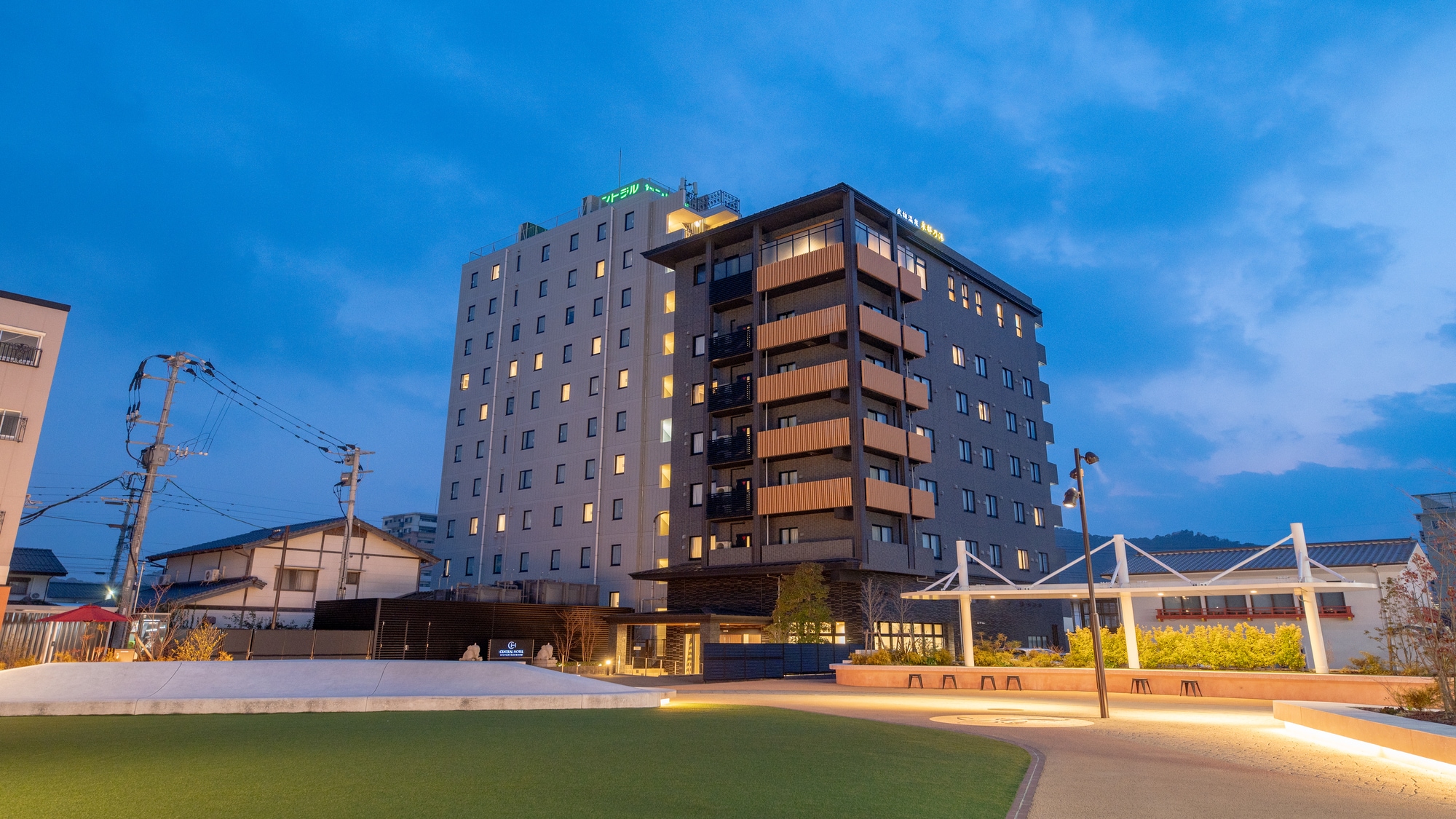 [Exterior] Central Hotel Takeo Onsen Station