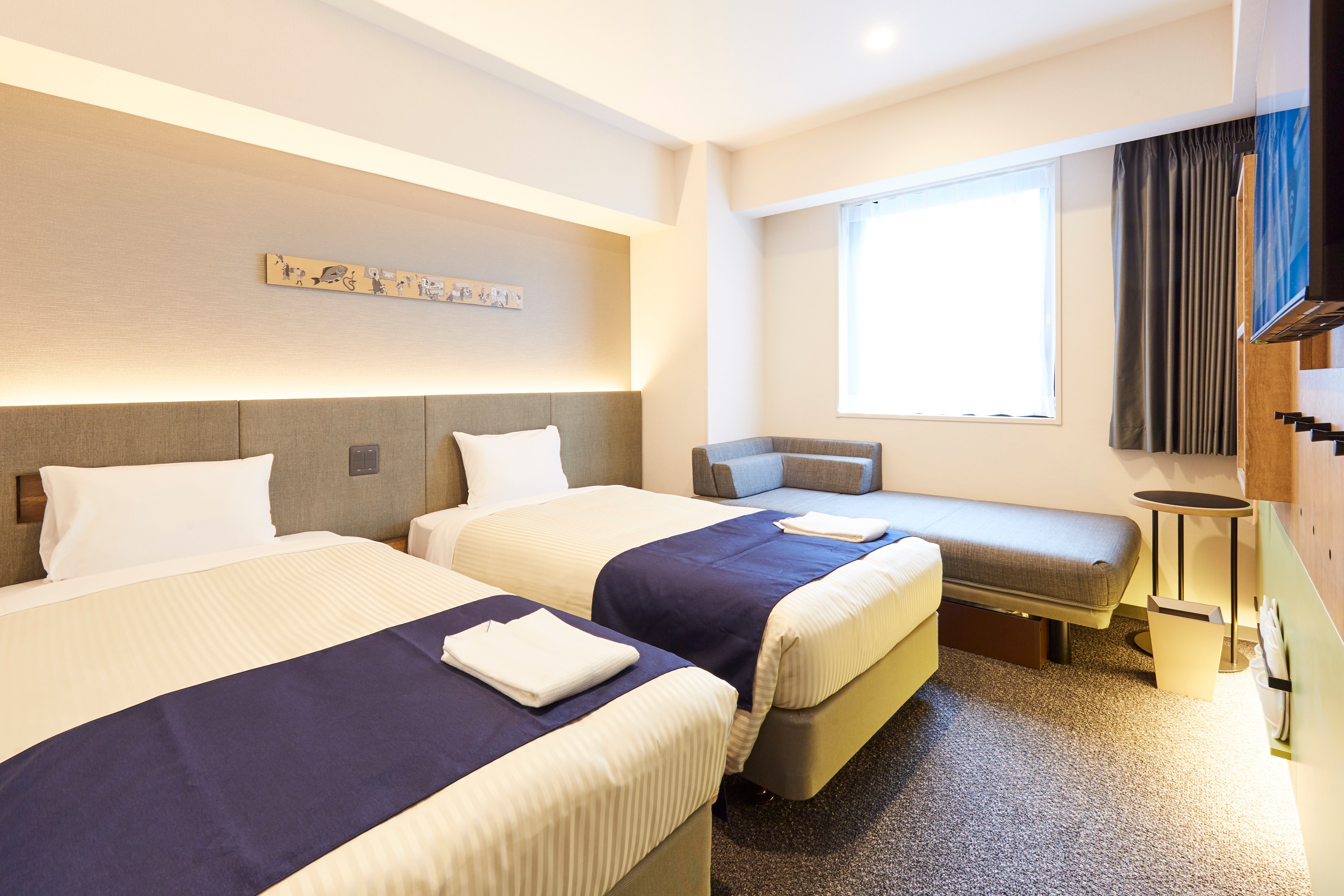 Standard twin (with sofa bed) 2 people