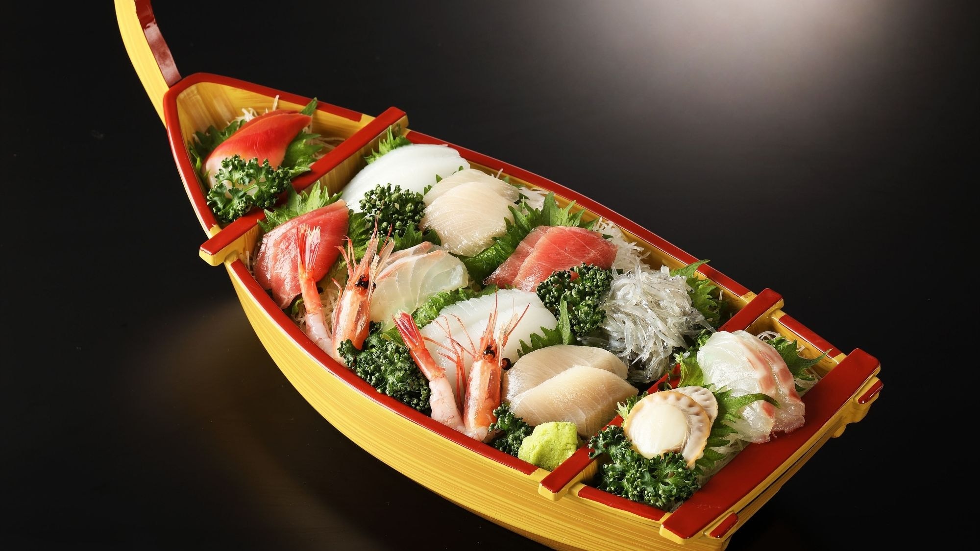 Gourmand plan with boat (an example for 2 people)