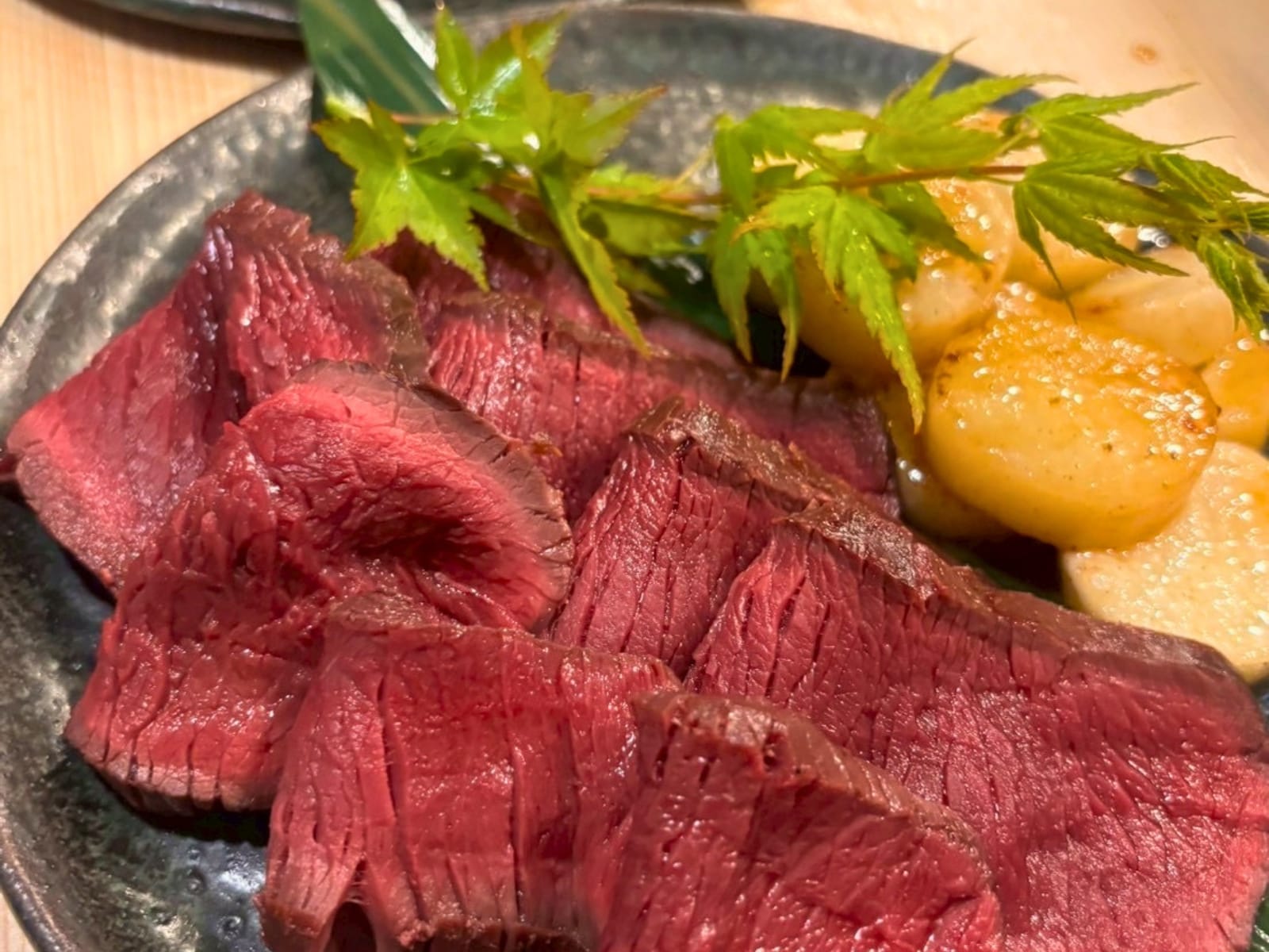 Roasted venison
