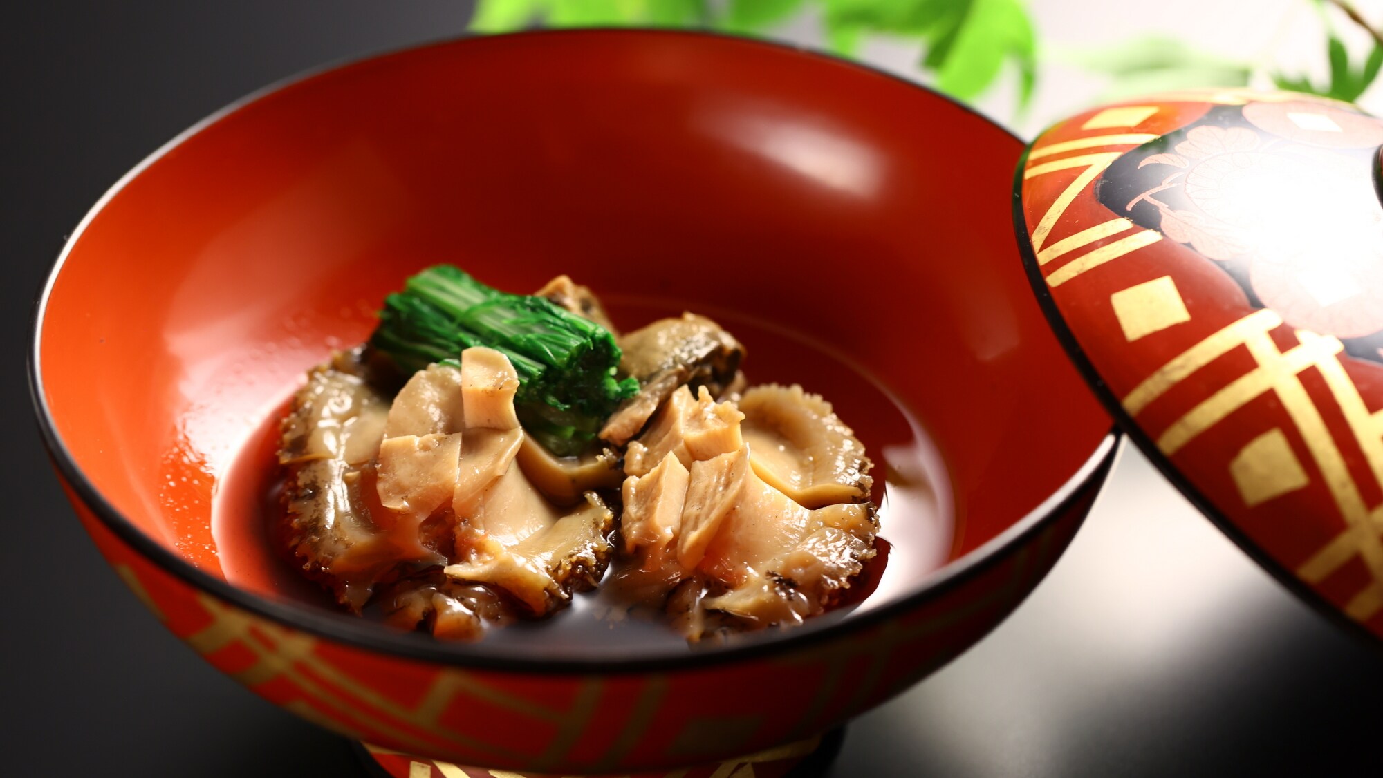 Soft-boiled abalone