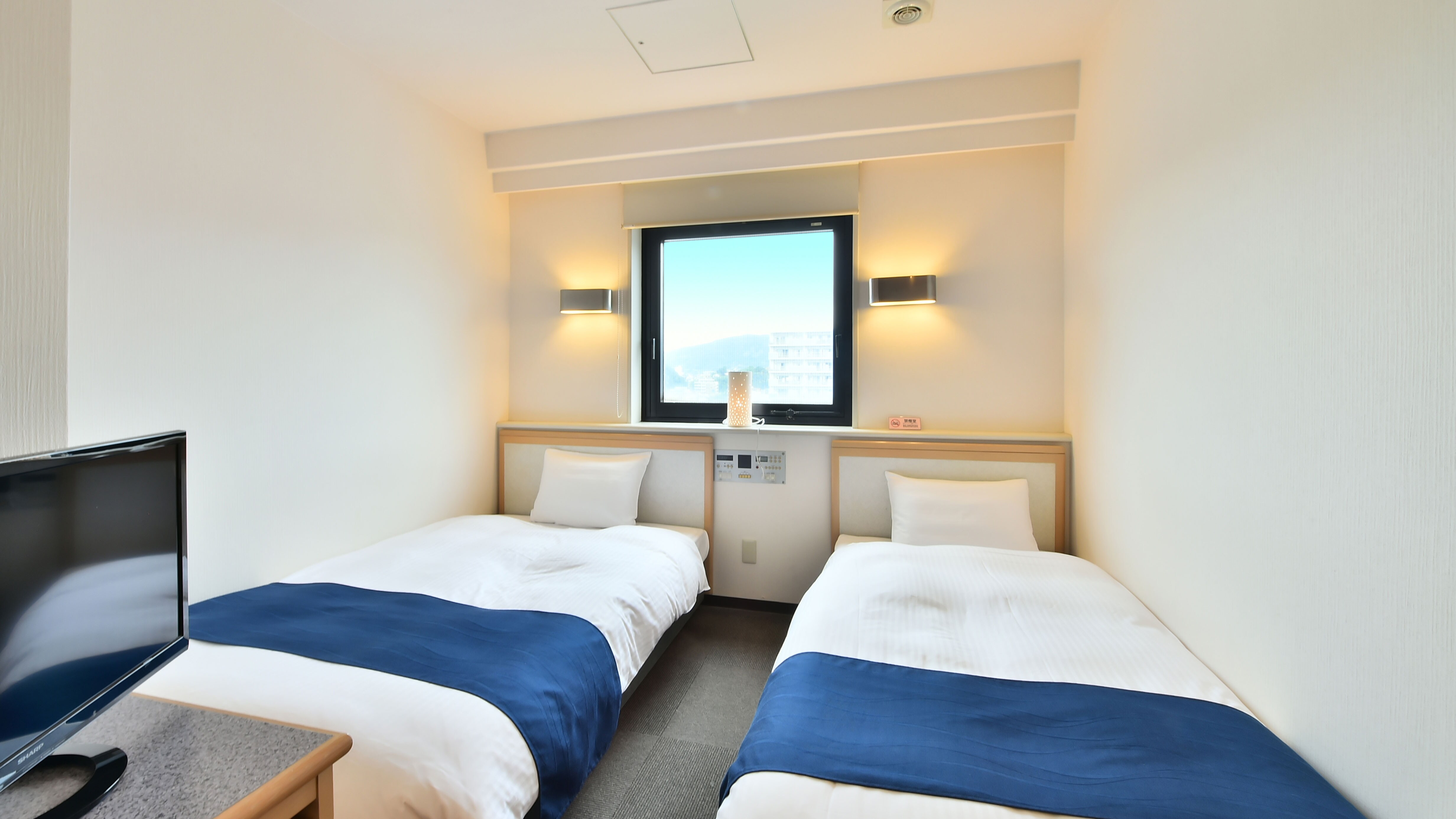 This is an example of a twin room.