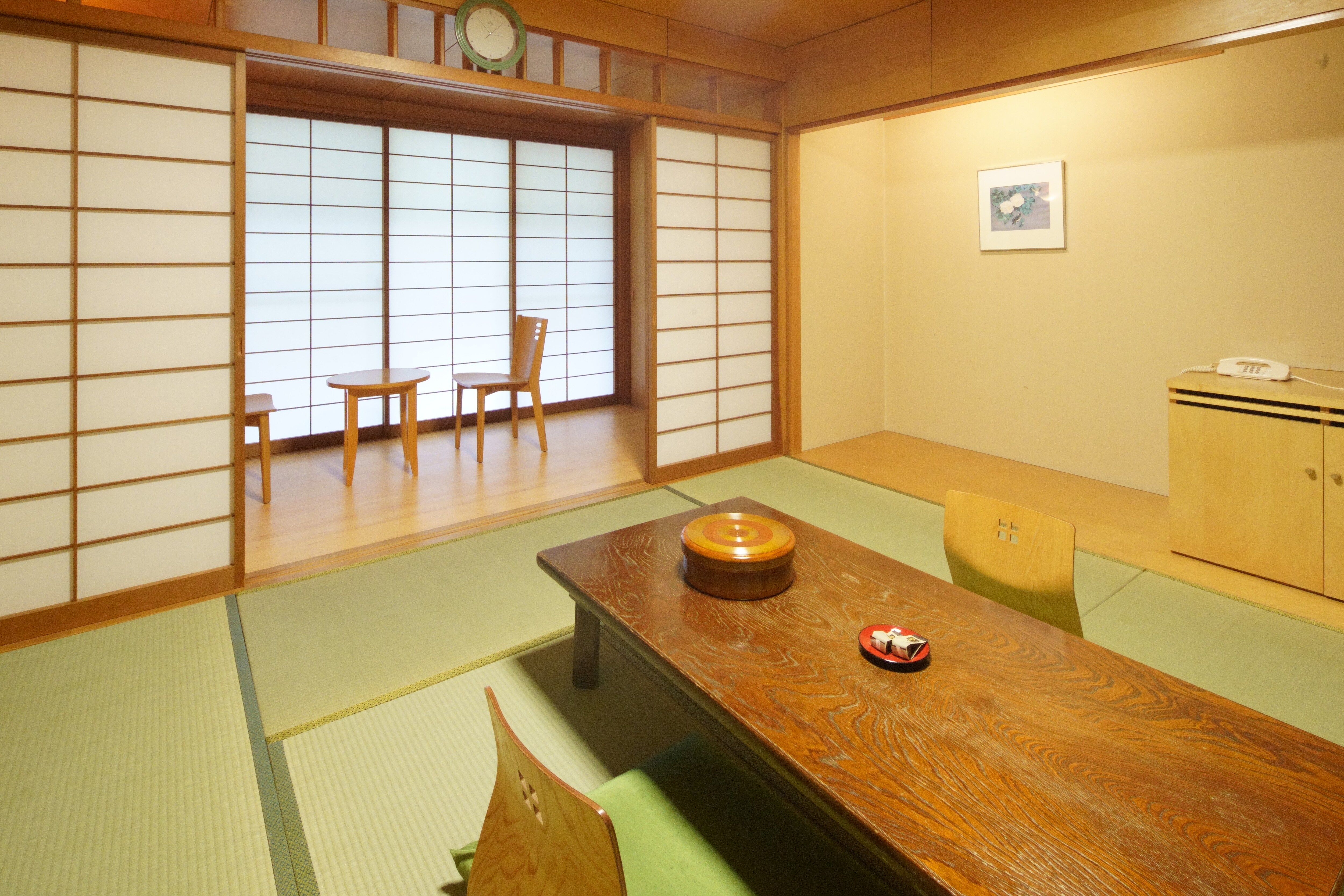 Kamar bergaya Jepang Tipe A (dengan toilet dan wastafel) 8 tikar tatami + pelek lebar