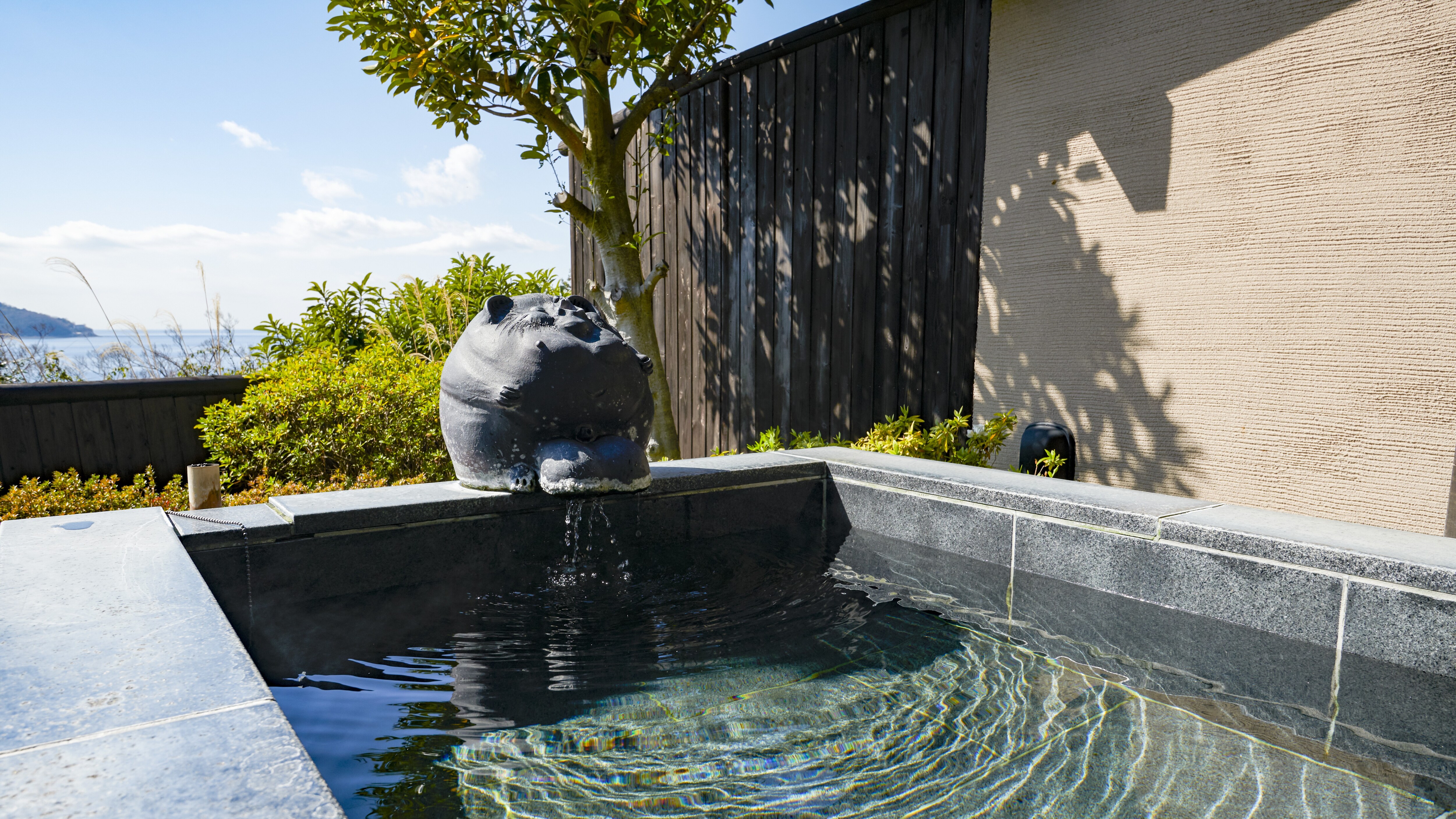 Example of an open-air bath