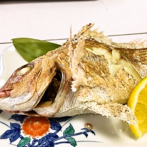Cooking image (Shimanami sea bream grilled with salt)
