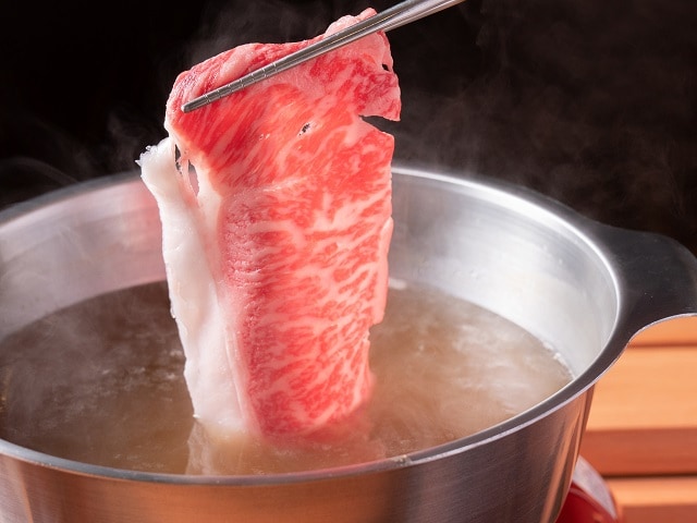 Beef shabu-shabu♪