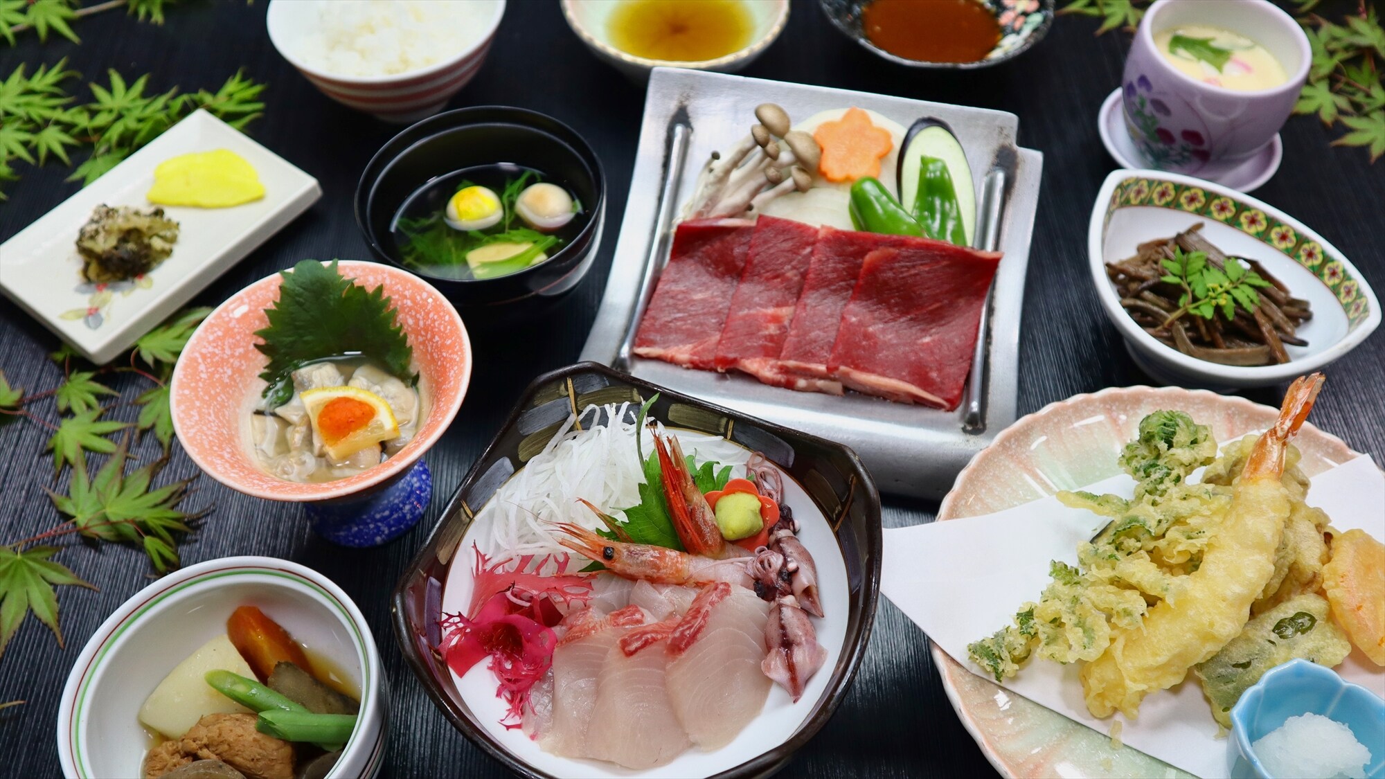 Supper: Creative Kaiseki with seasonal ingredients / example