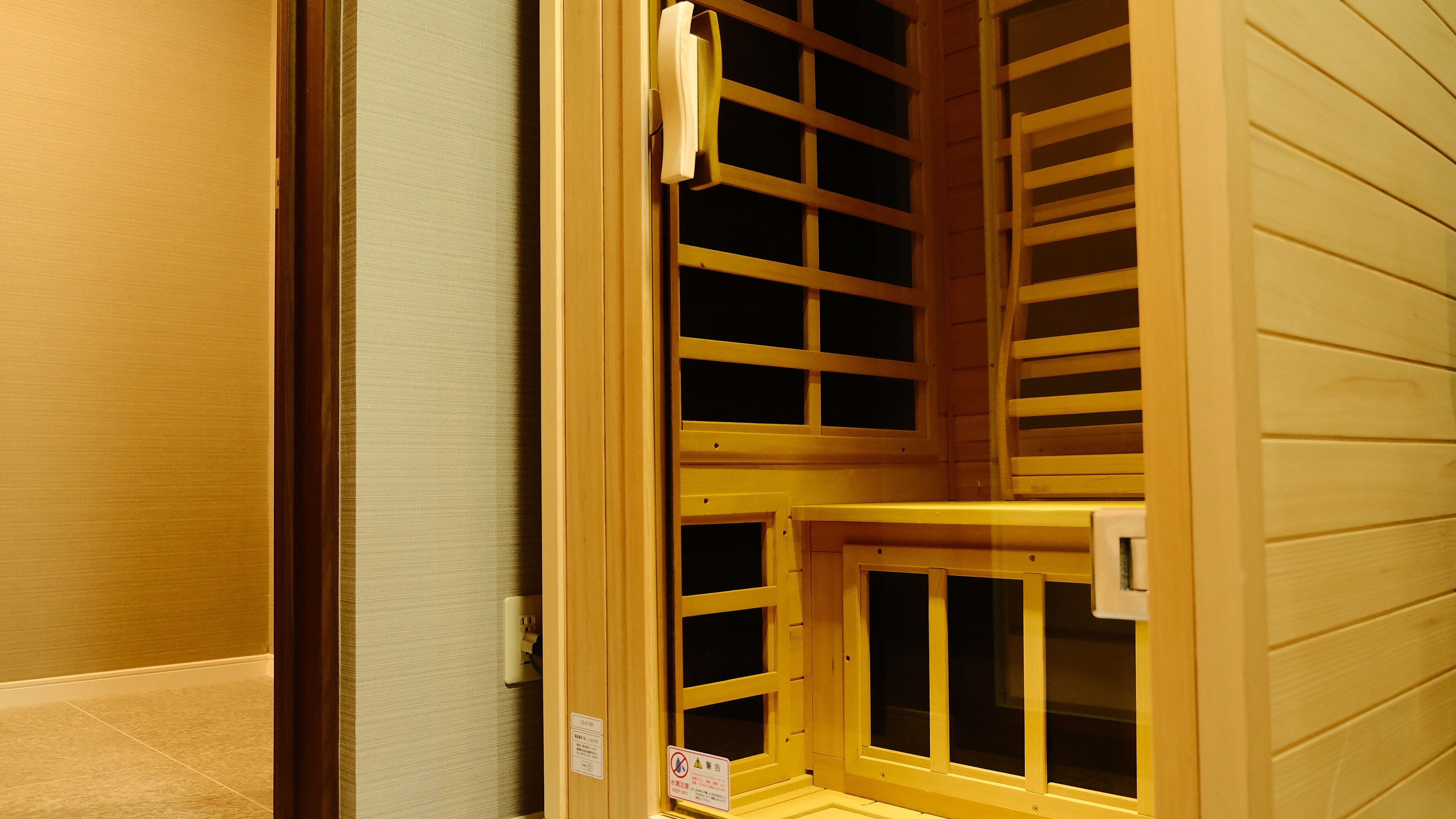 [Deluxe twin] The room is equipped with a sauna, so you can use it as much as you like at any time!