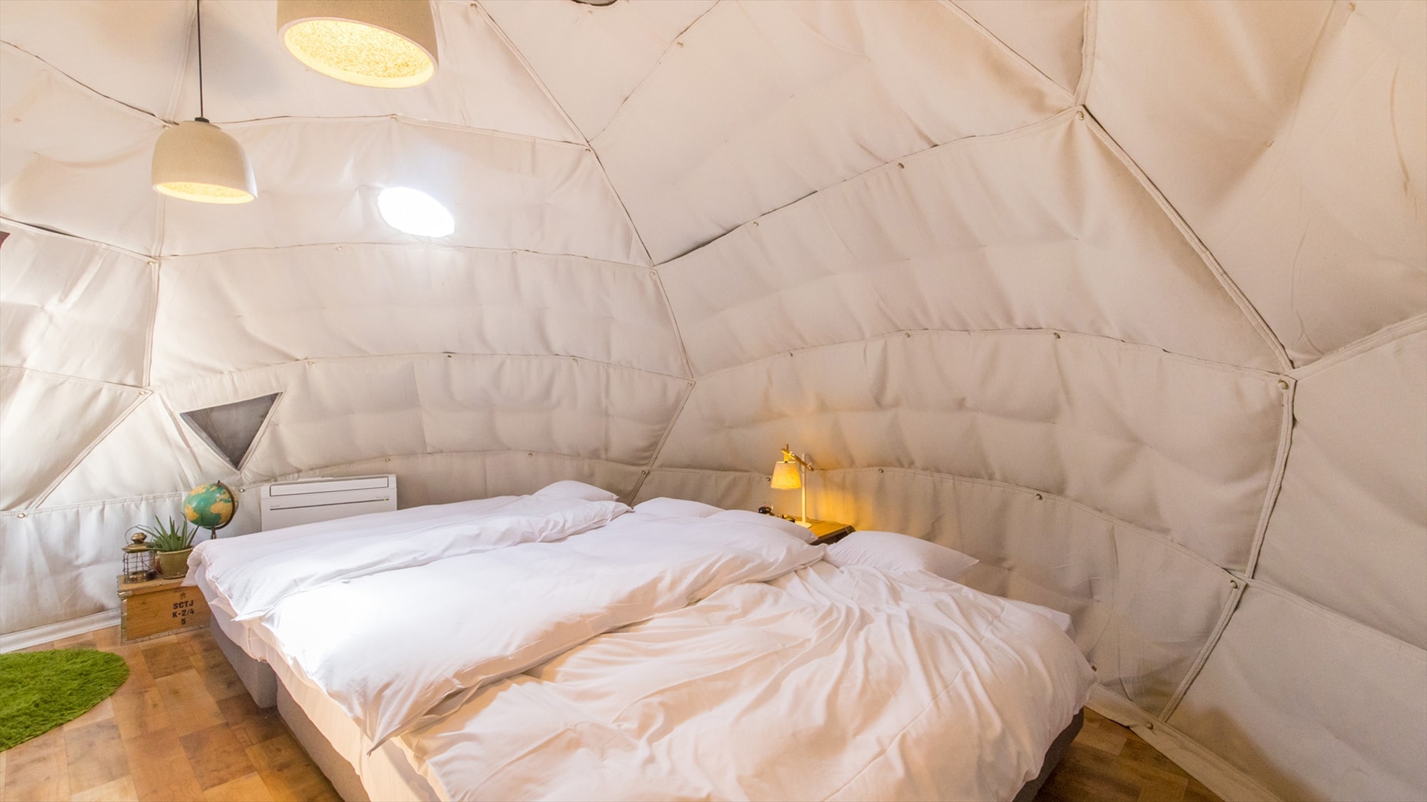 [Dome -AIR-] The charm of the dome shape is the sense of openness indoors! You can spend a relaxing time in the spacious room.