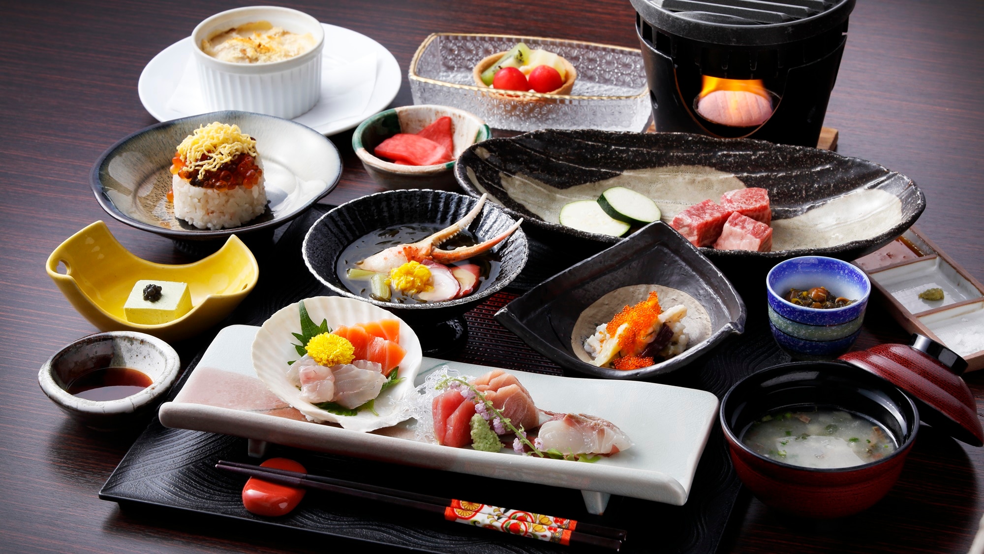 [Dinner example] Enjoy a creative kaiseki meal using carefully selected seasonal ingredients from Aomori.