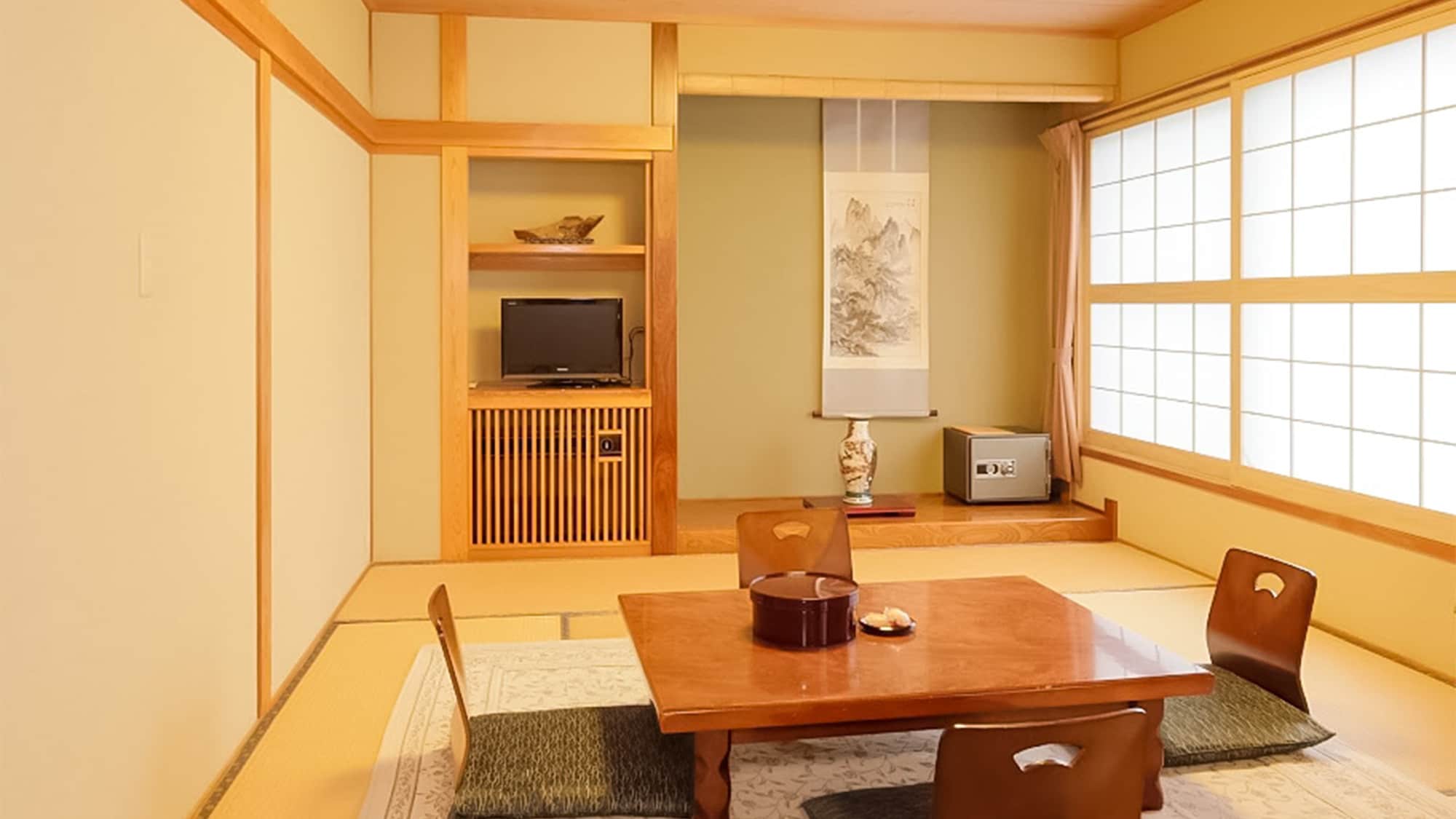 ・ Superior Japanese-style room 18 tatami mats, can accommodate up to 6 people. It is safe for people with children