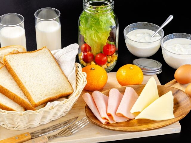 Camp style breakfast