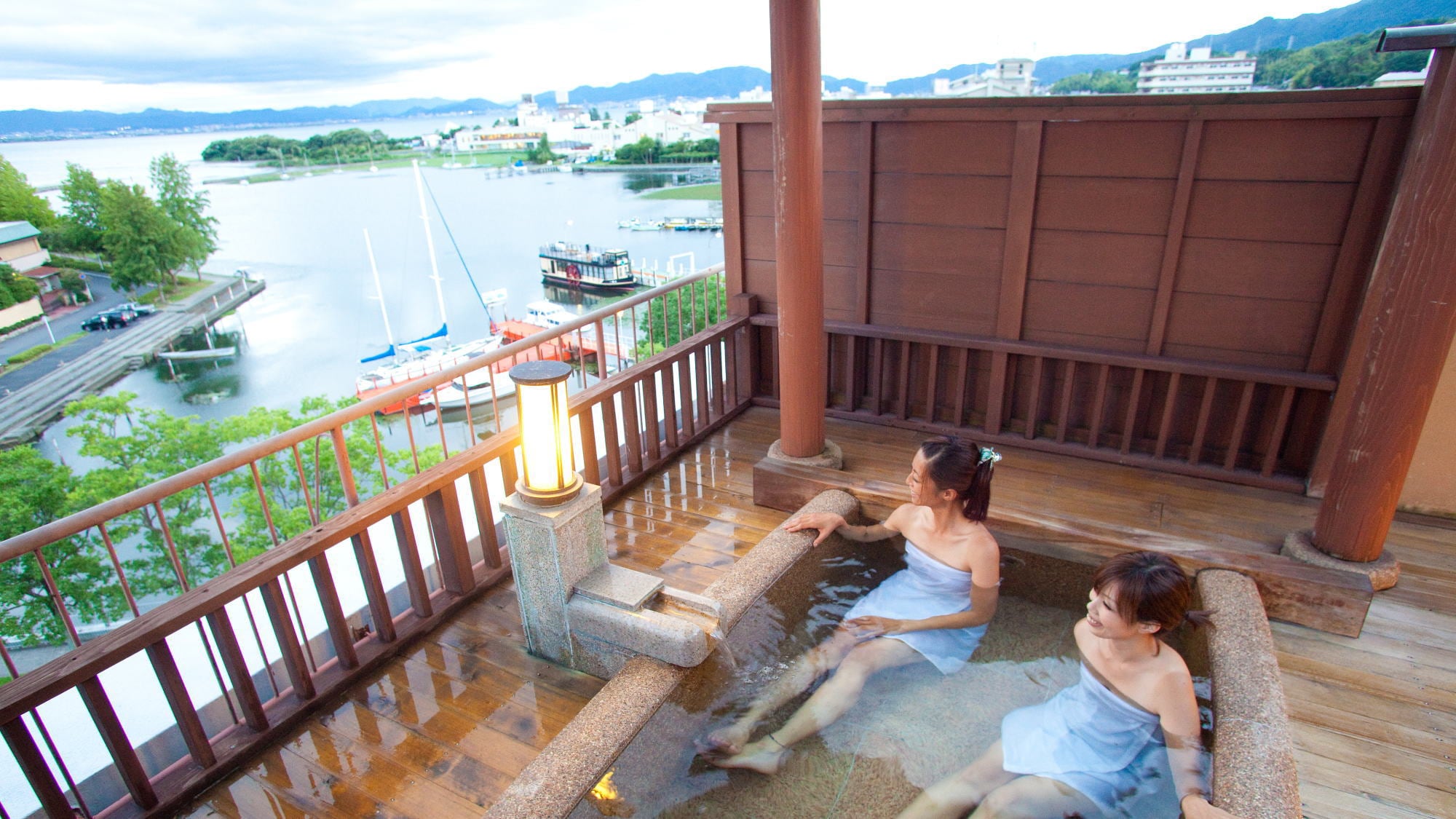 Private hot spring open-air bath "Lake Yuden"