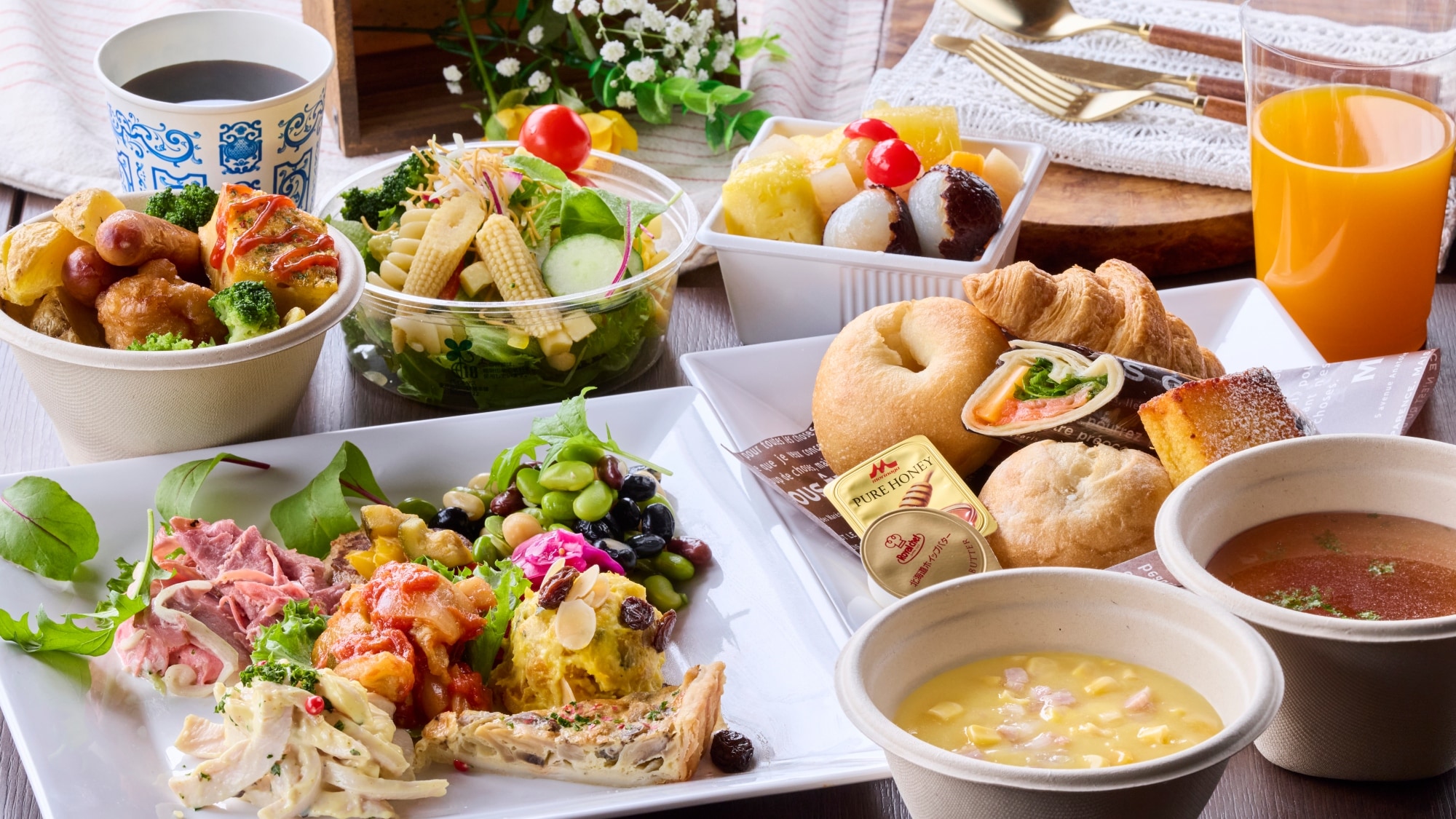 [Breakfast] Choose from our Garden Morning Set