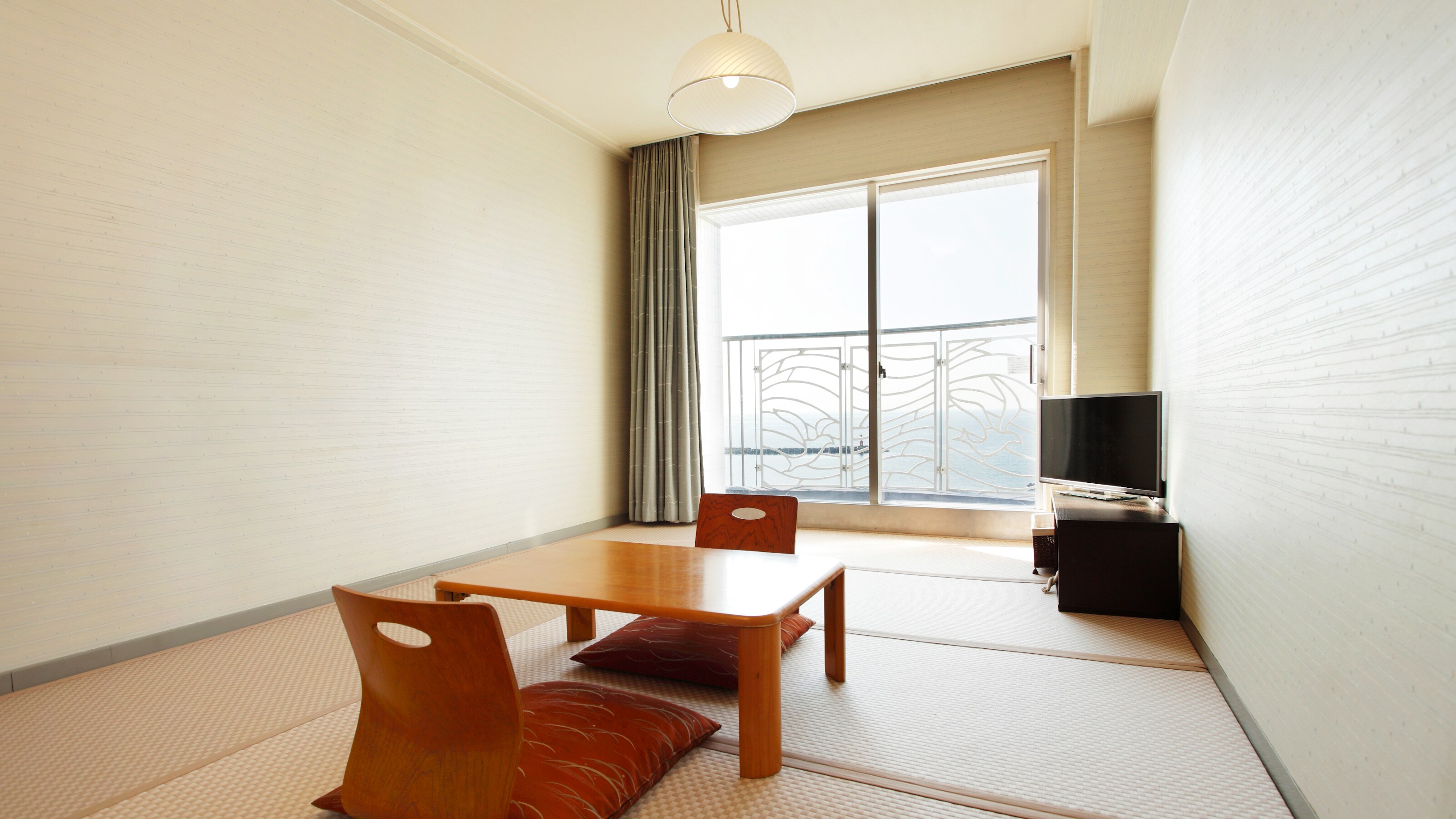 [Japanese-style room] 9 tatami mats, all rooms with ocean view, Wi-Fi available