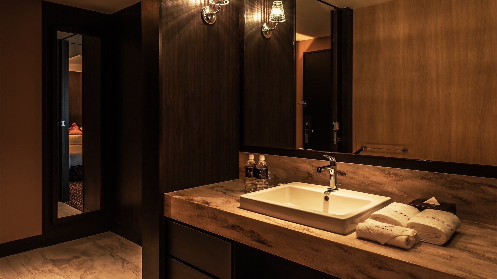◆Master Suite Twin｜Ada juga kamar mandi yang luas.