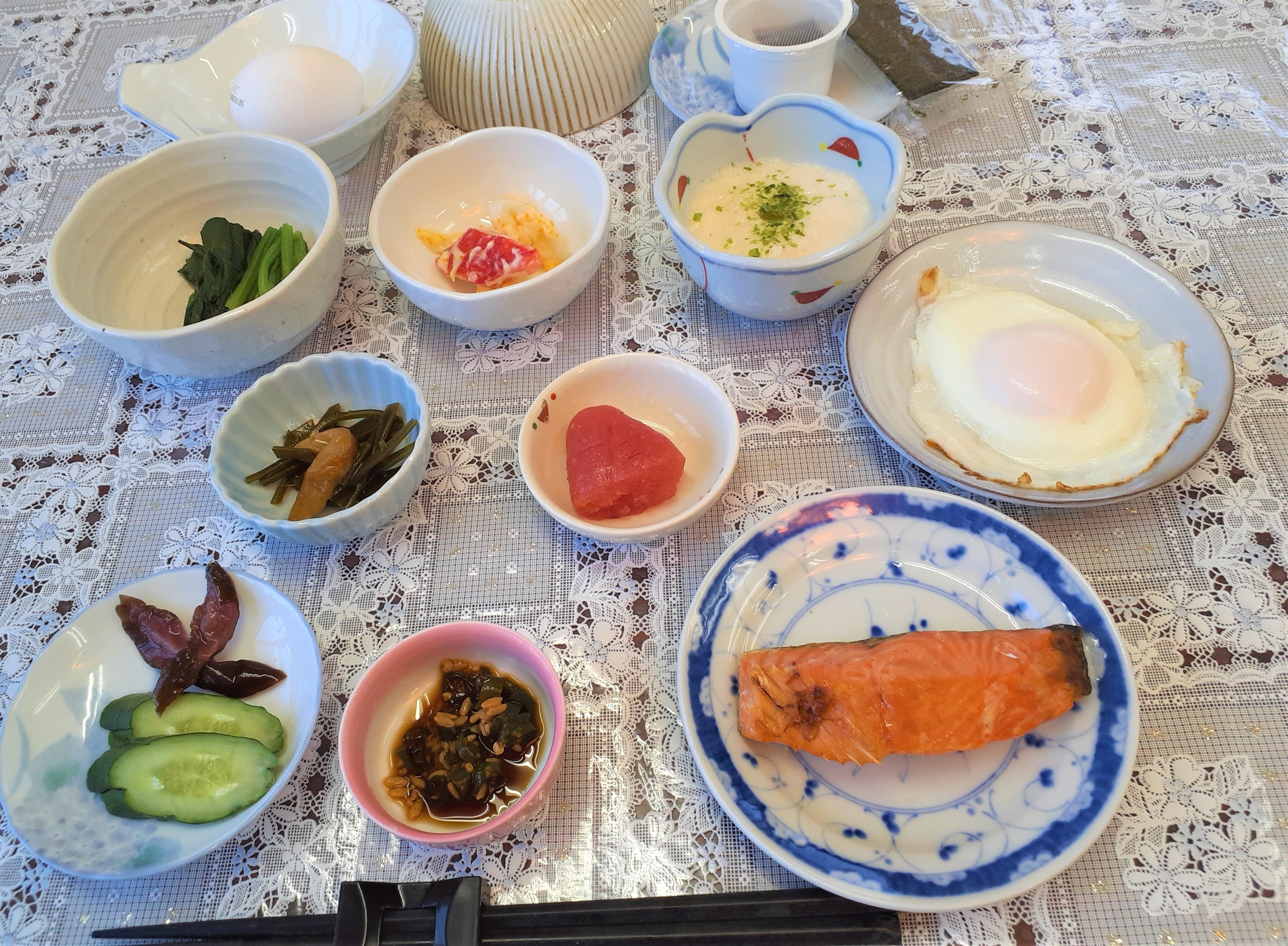 [Example of breakfast] Enjoy your trip to Shiretoko with a homemade breakfast!