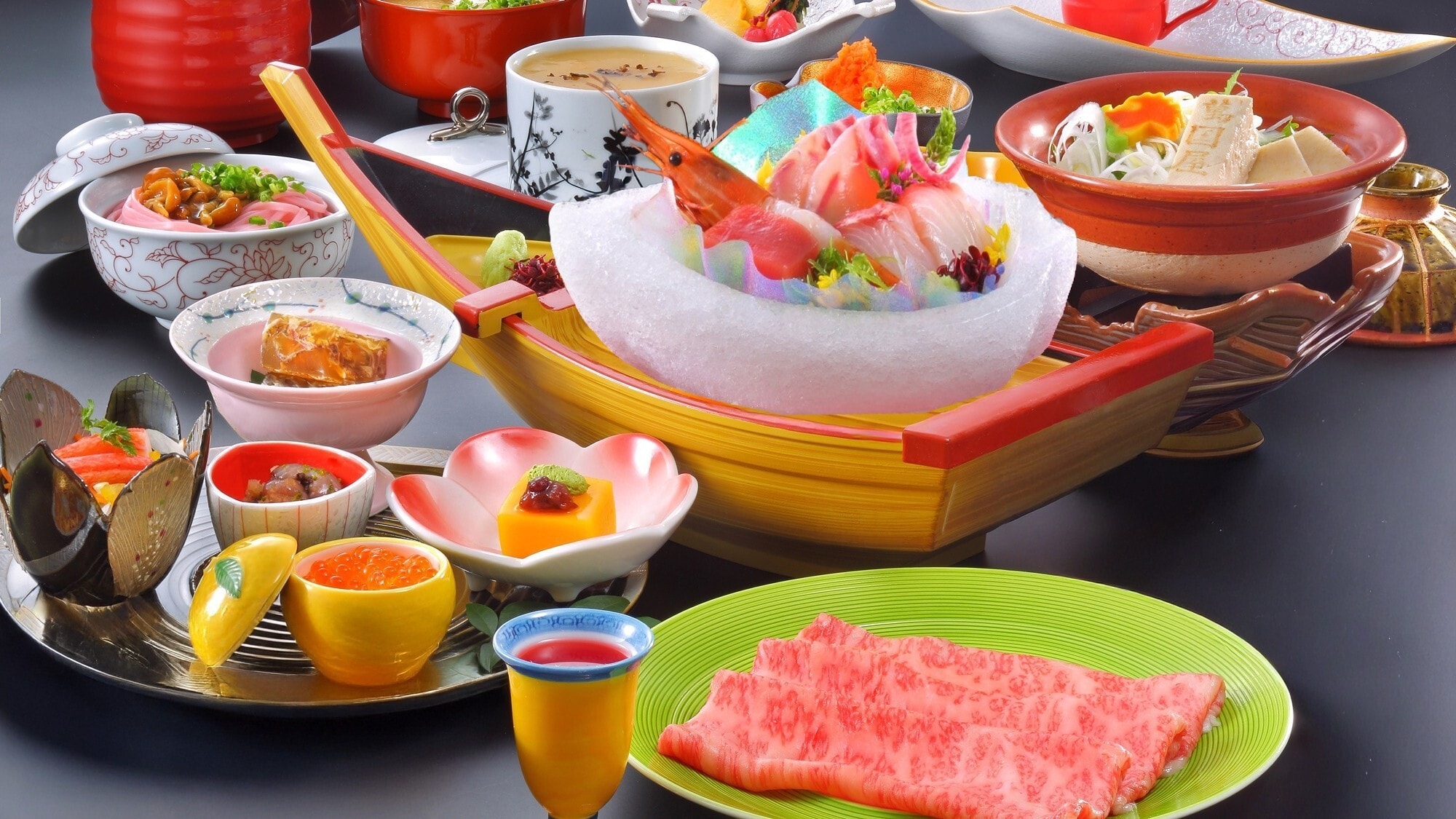 【晚餐】日式怀石料理套餐，含山形牛肉涮涮锅（冬季）*图片