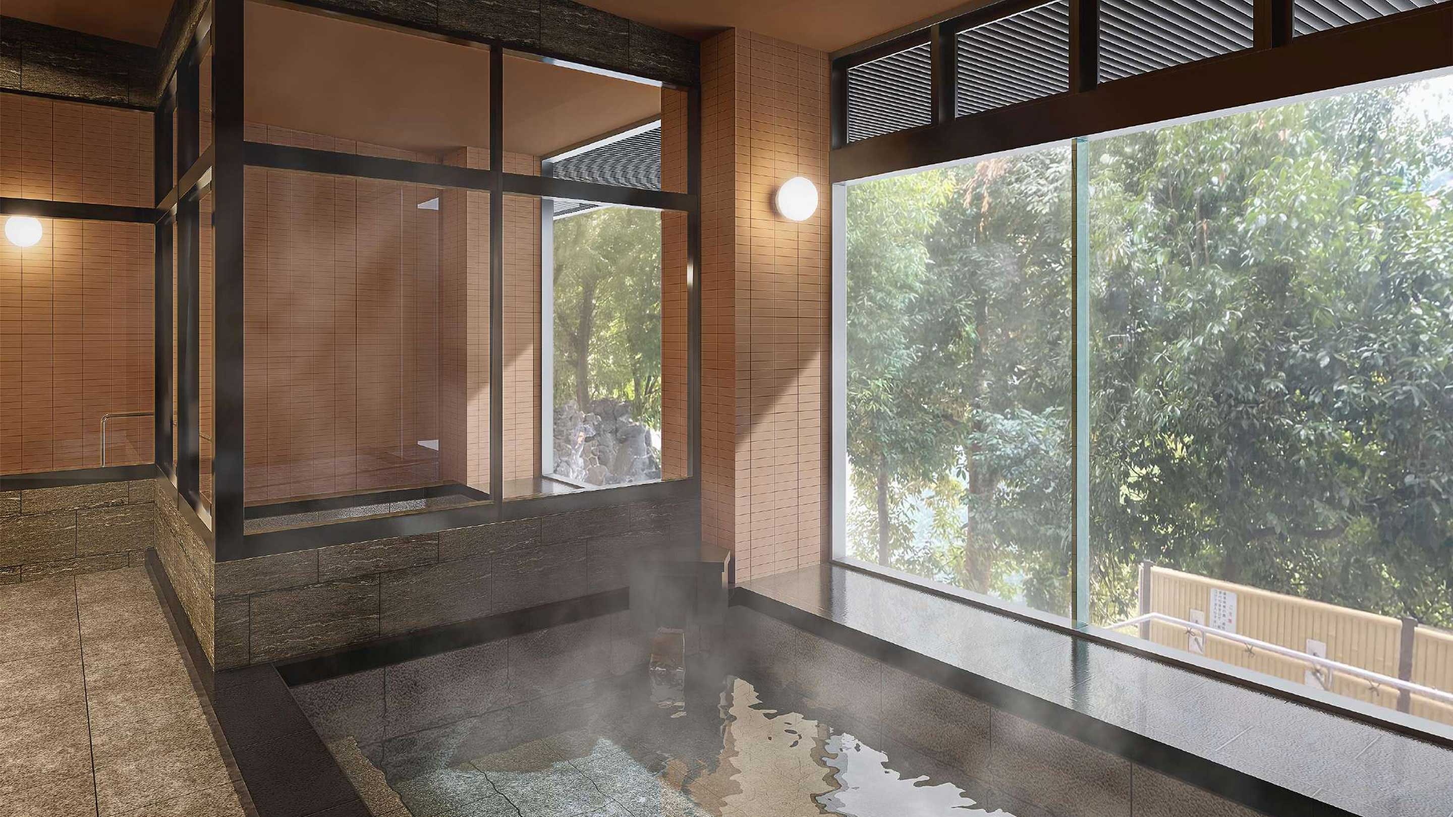Large communal bath *Image after renovation