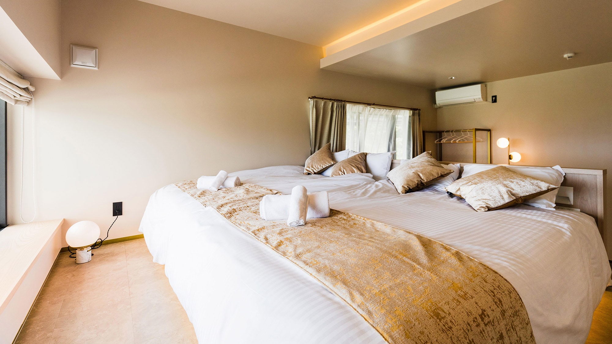 ・[Bedroom 2] The bedroom is fully air-conditioned, so you can sleep comfortably.