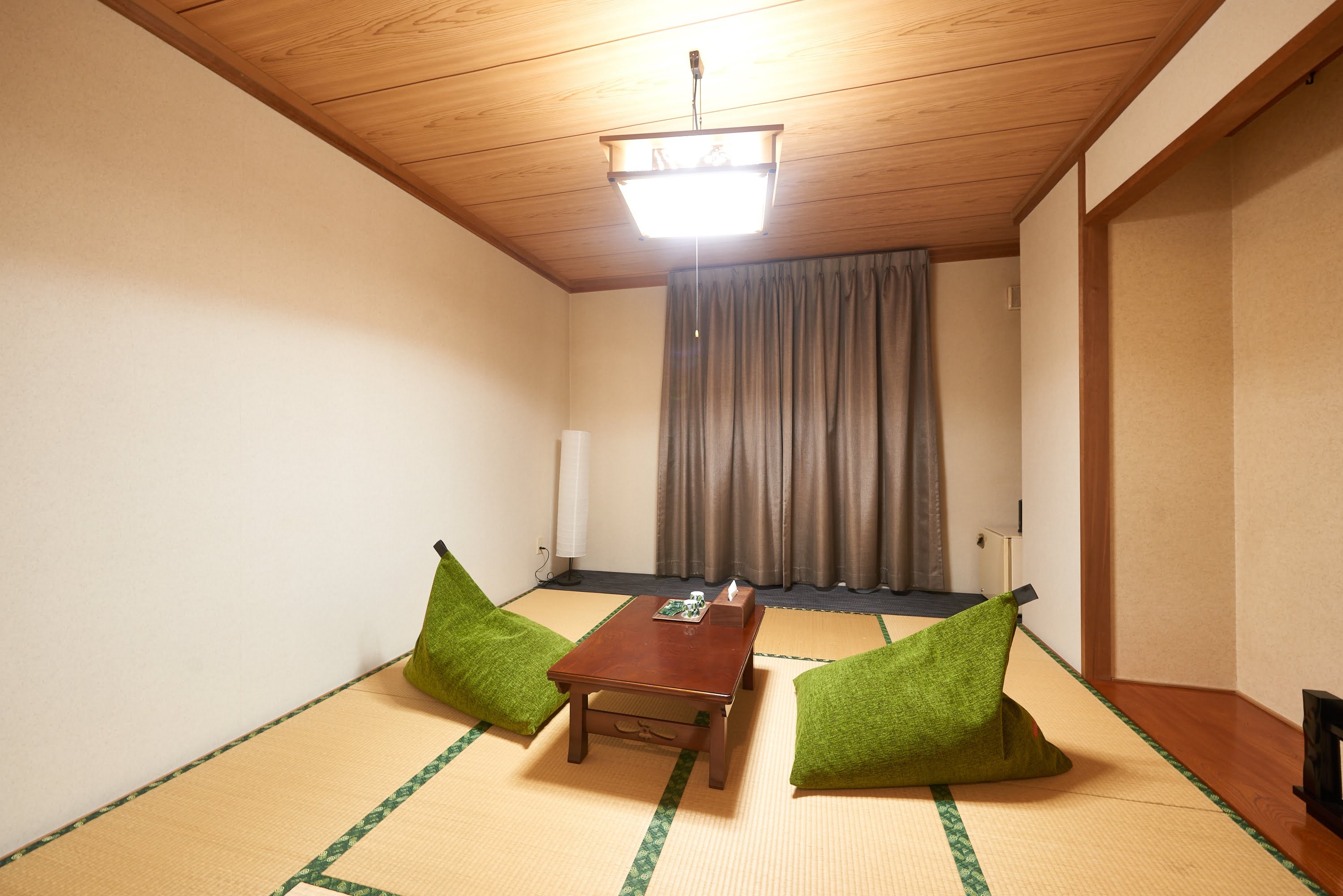 Interior of a room with private bath for 2-3 people