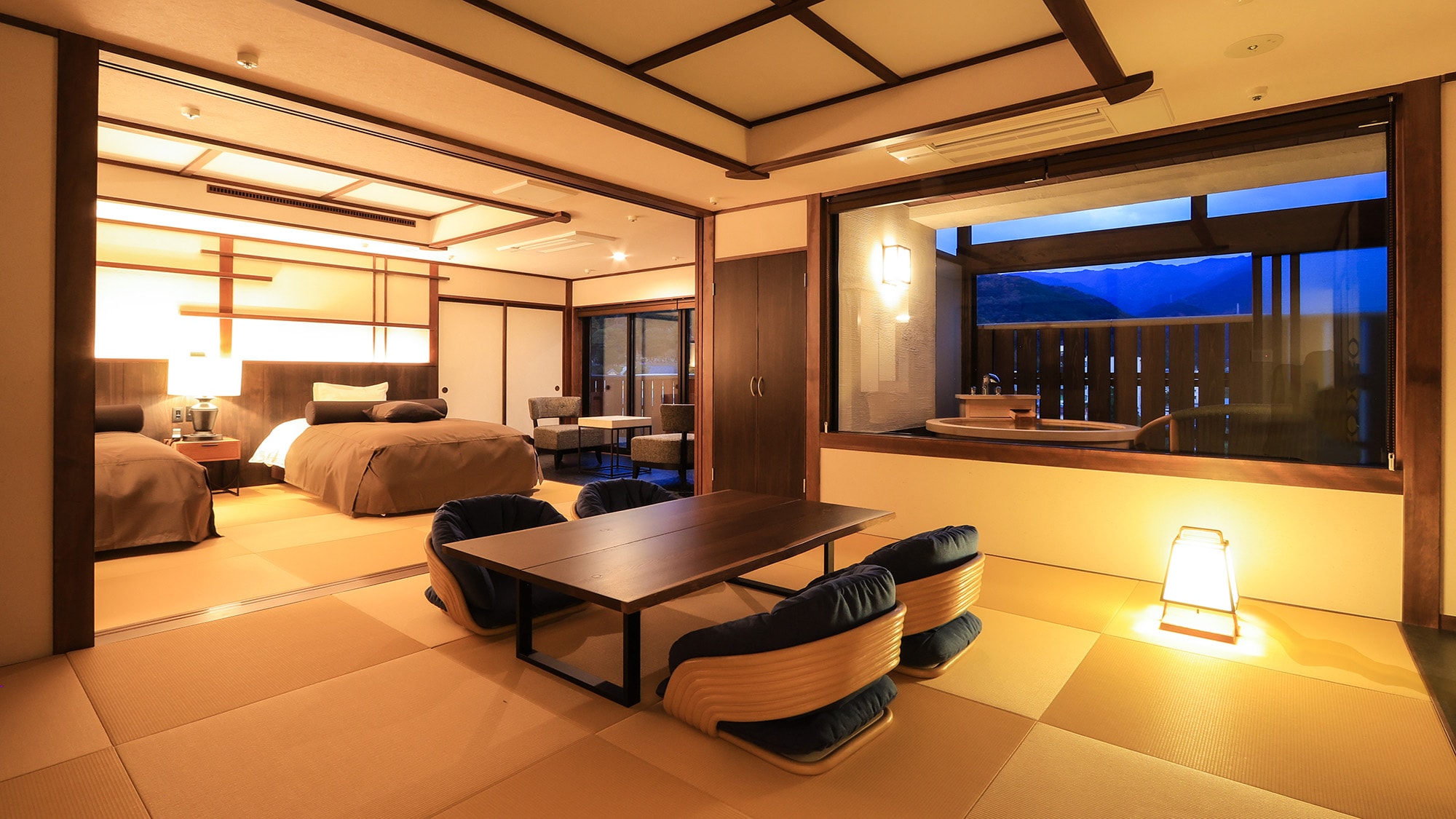 Open in winter 2022 5th floor non-smoking room with open-air bath [Yamabuki]