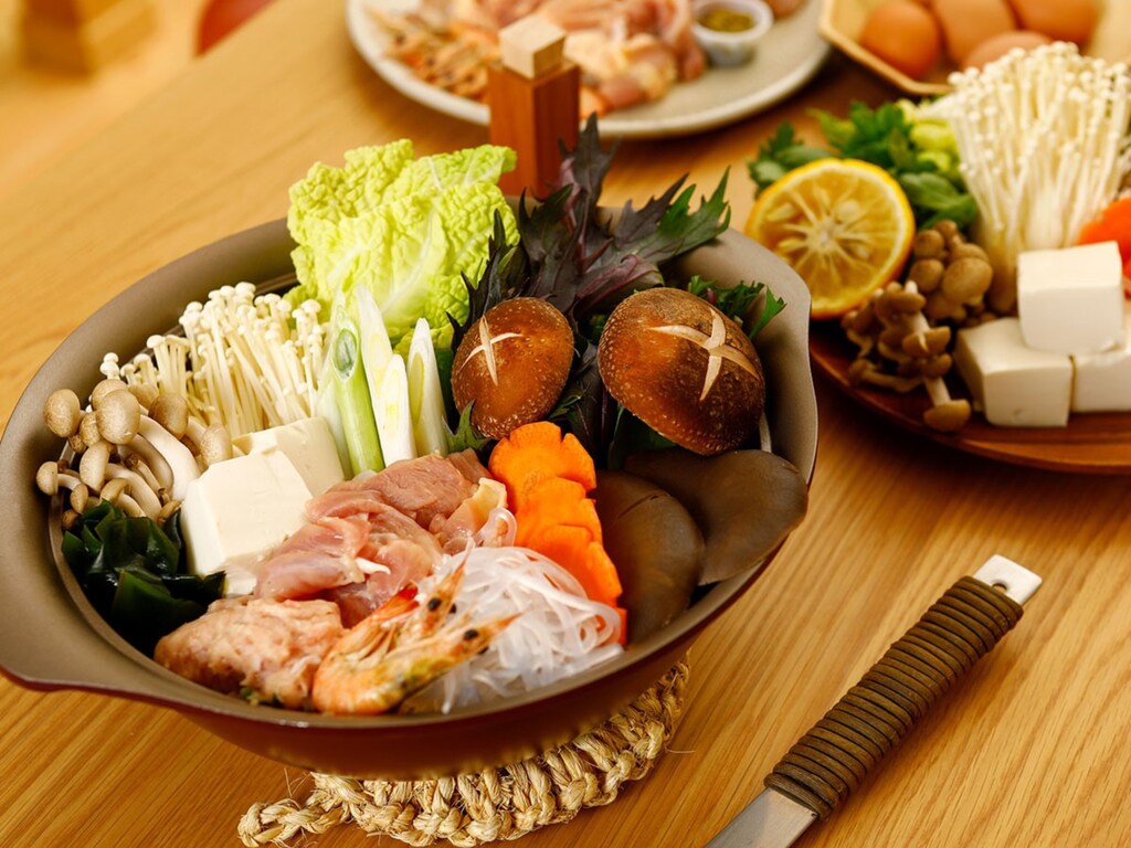 물 밥 요리 재료