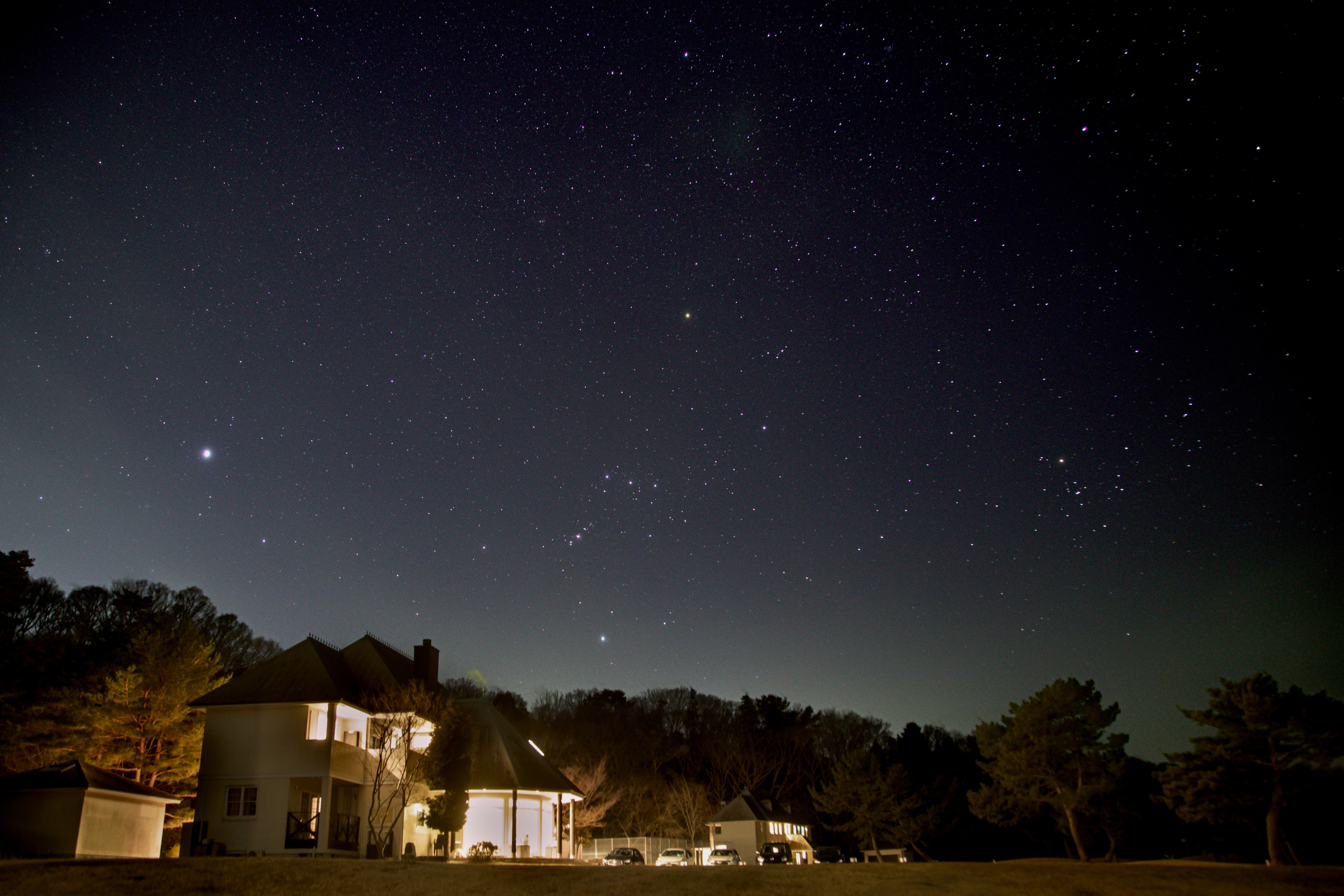 [Customer provided] Villa and starry sky