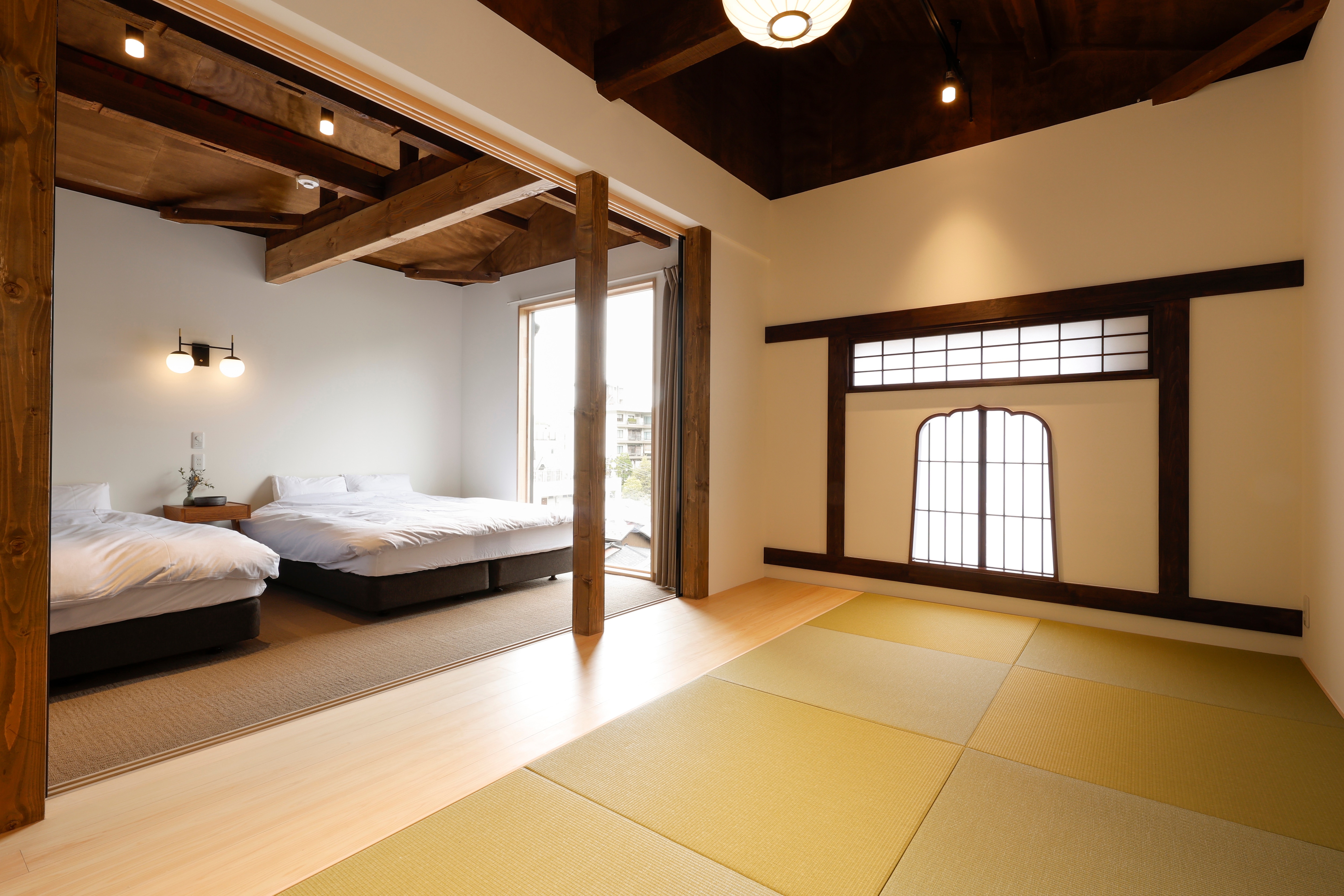 [楓-A棟] 臥室: 2張大床 西式房+日式房