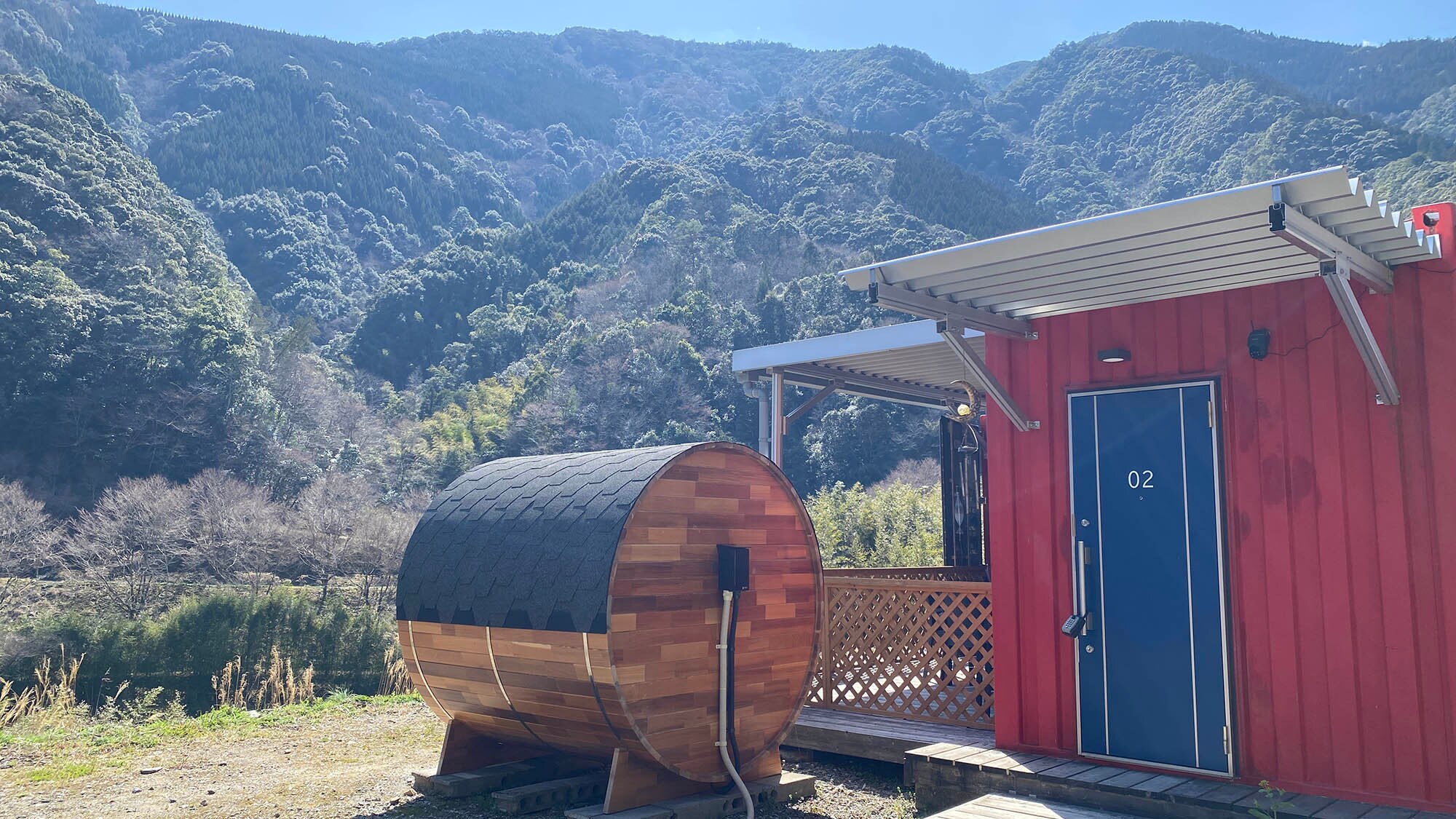 ・[Exterior] Sauna and a spectacular view! Enjoy a luxurious holiday here